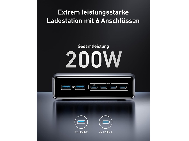 ANKER Prime DeskCharger 200W 4C2A