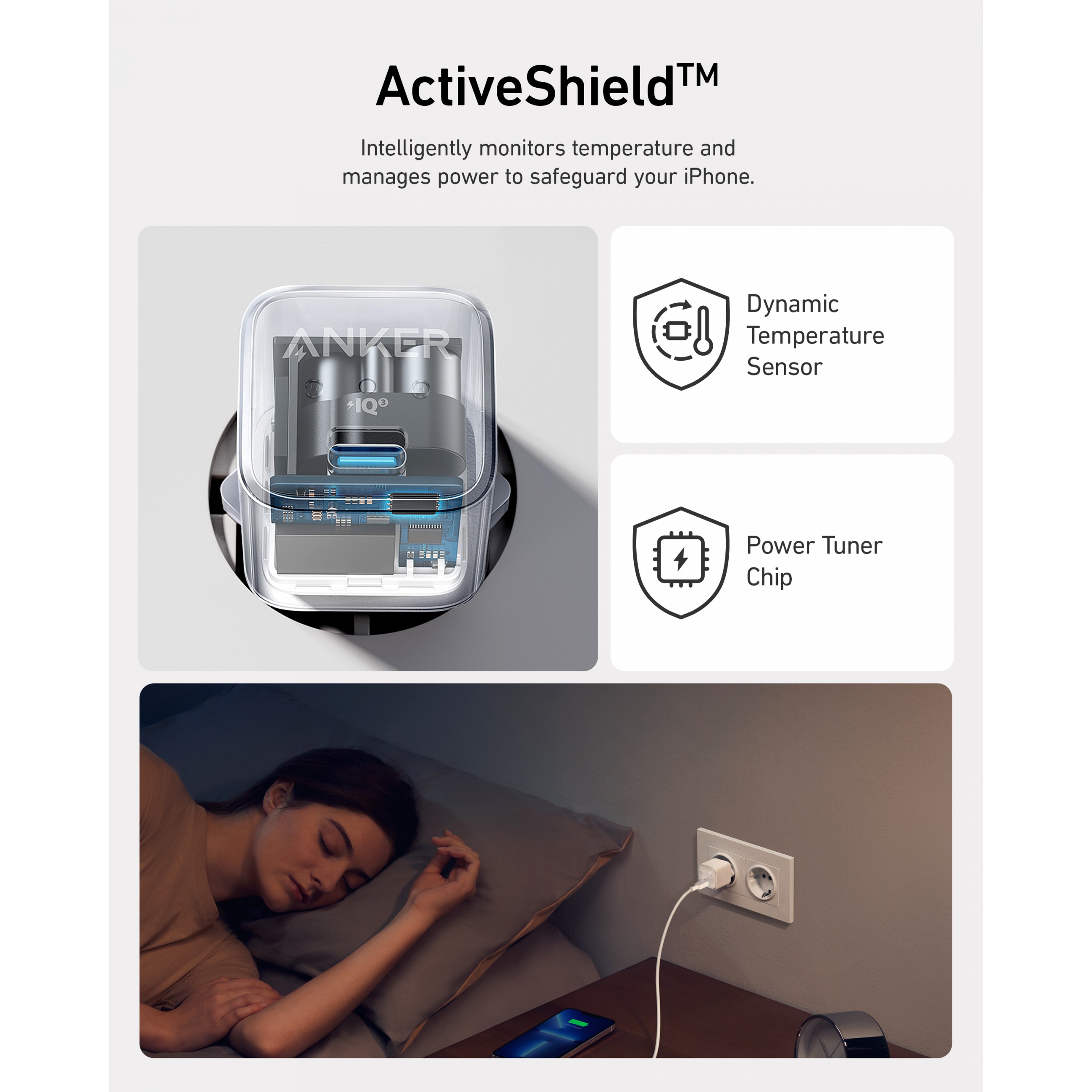 ANKER 512 Charger Nano Pro 20W 1C white