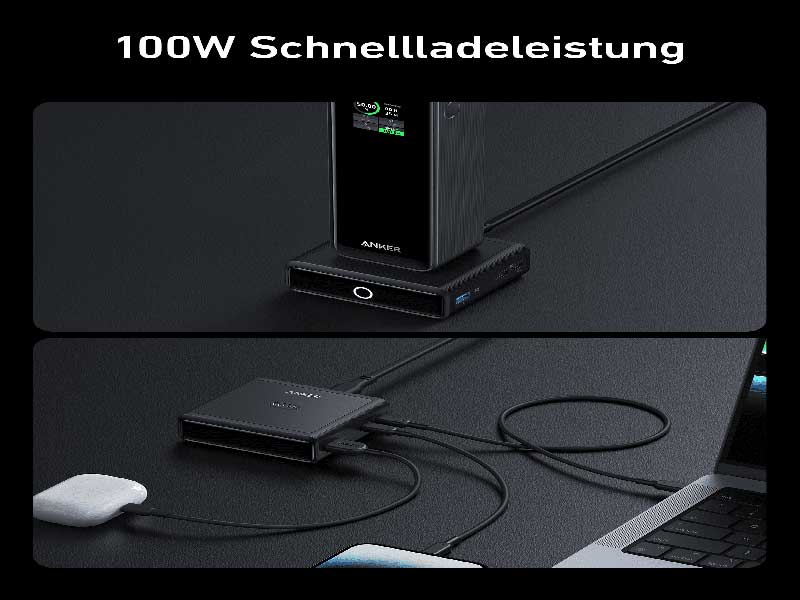 ANKER Ladestation 100W fuer Powerbanks