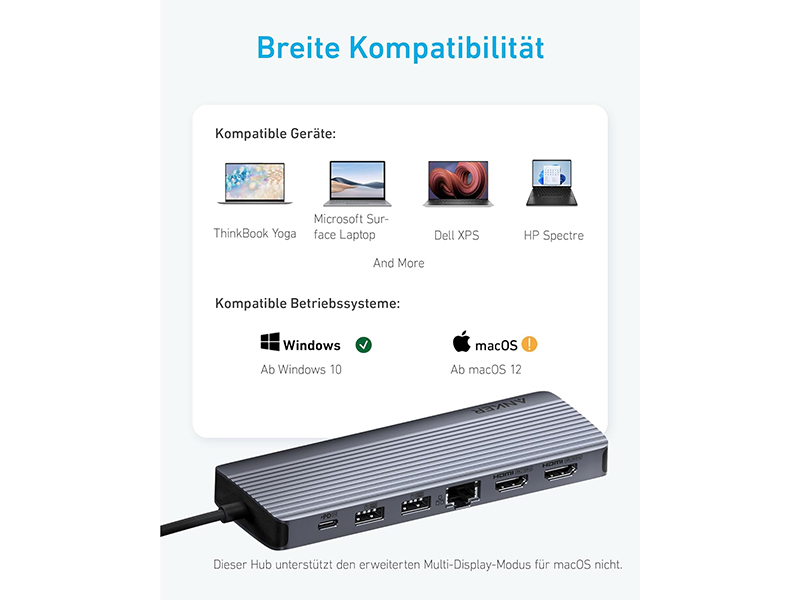 ANKER Triple Display USB-C Hub (14-in-1)