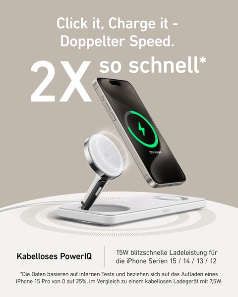 ANKER MagGo Magnetic Charger Pad white