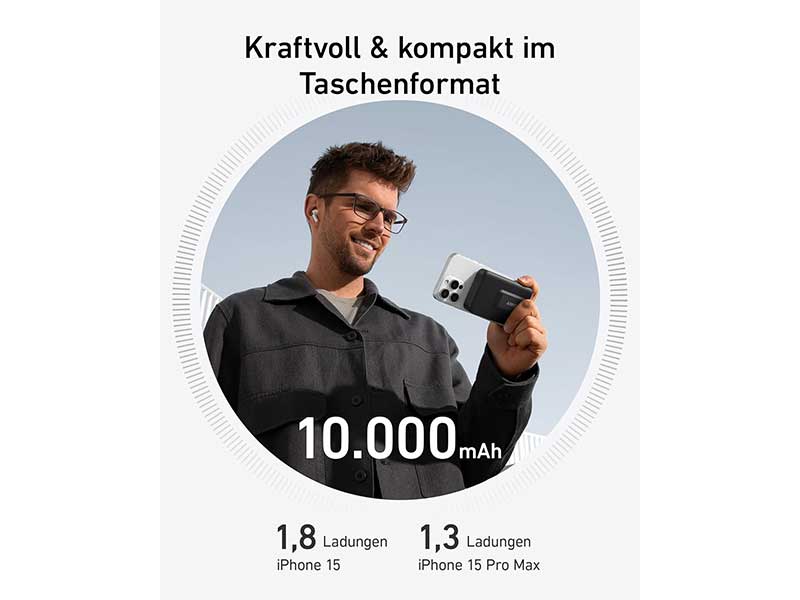 ANKER 633 MagGo PowerBank (10K) black