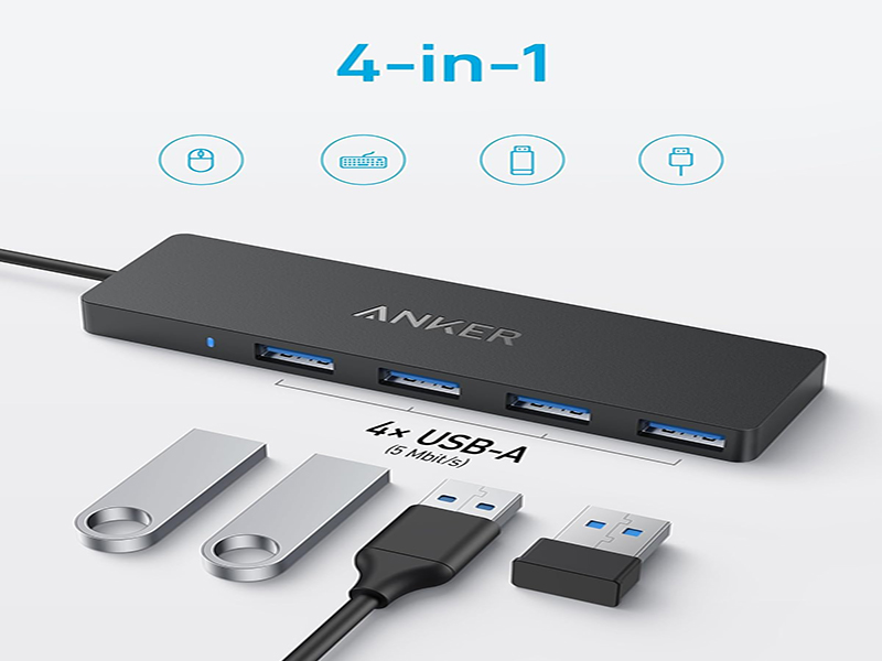 ANKER Data Hub 4-in-1 USB-A