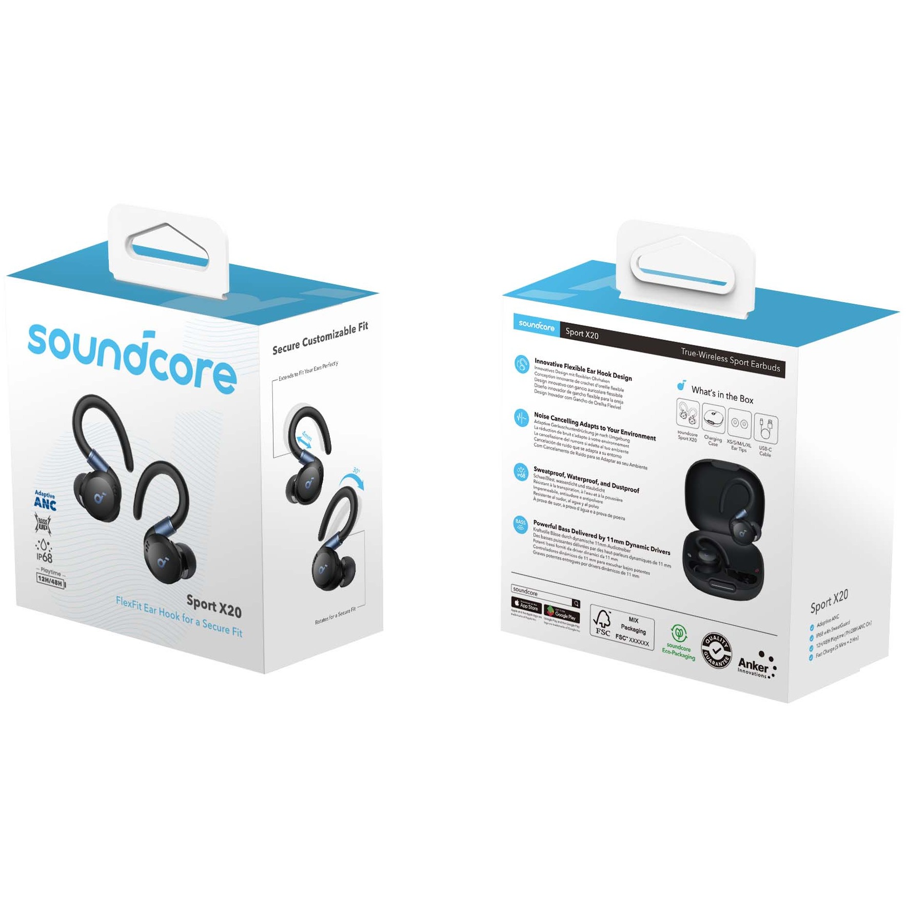 ANKER Soundcore Sport X20 black