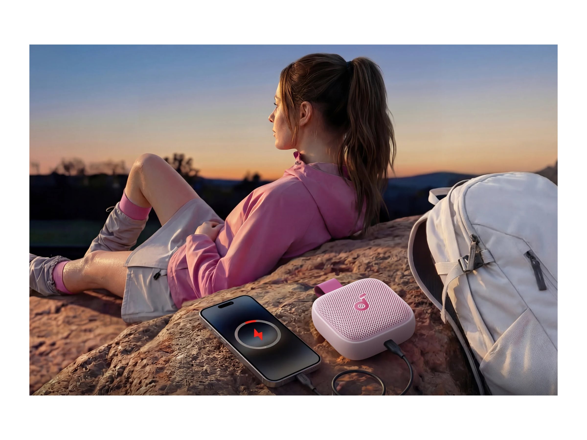 ANKER Soundcore Boom Go 3i pink