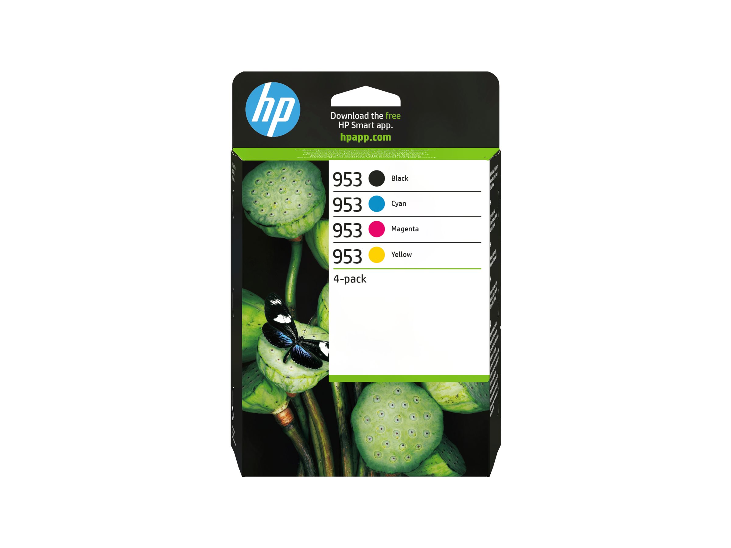 HP 953 4-Pack CMYK(4) Original Combo ink cartridge