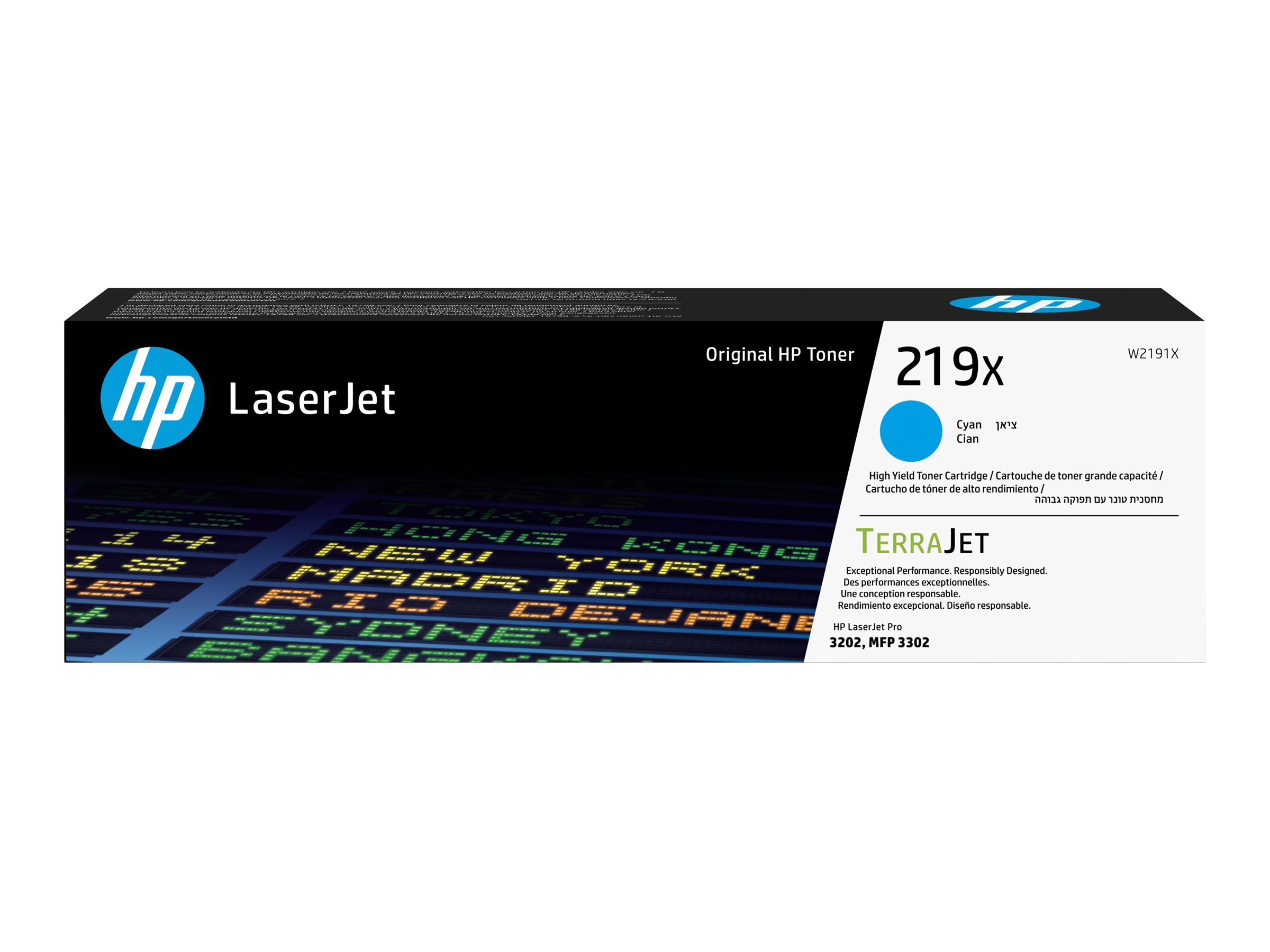 HP 219X HY Cyan Org LJ Toner Cartridge