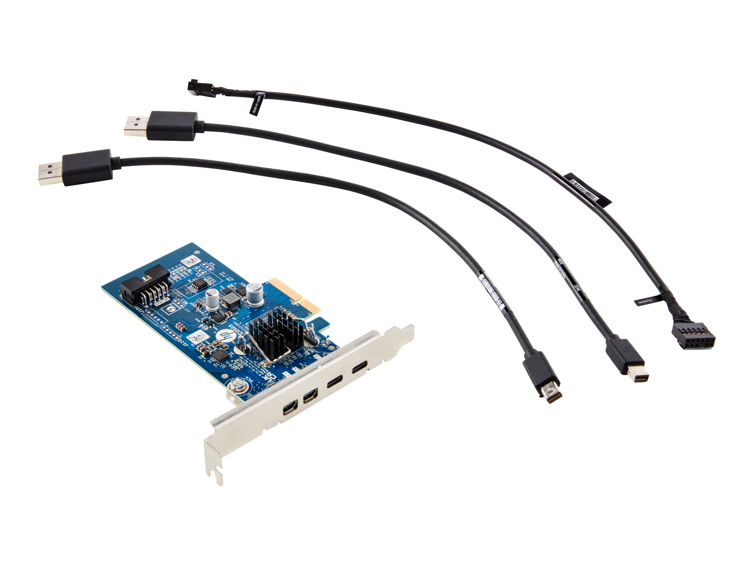 HP Dual TBT4 PCIe x4 LP Crd