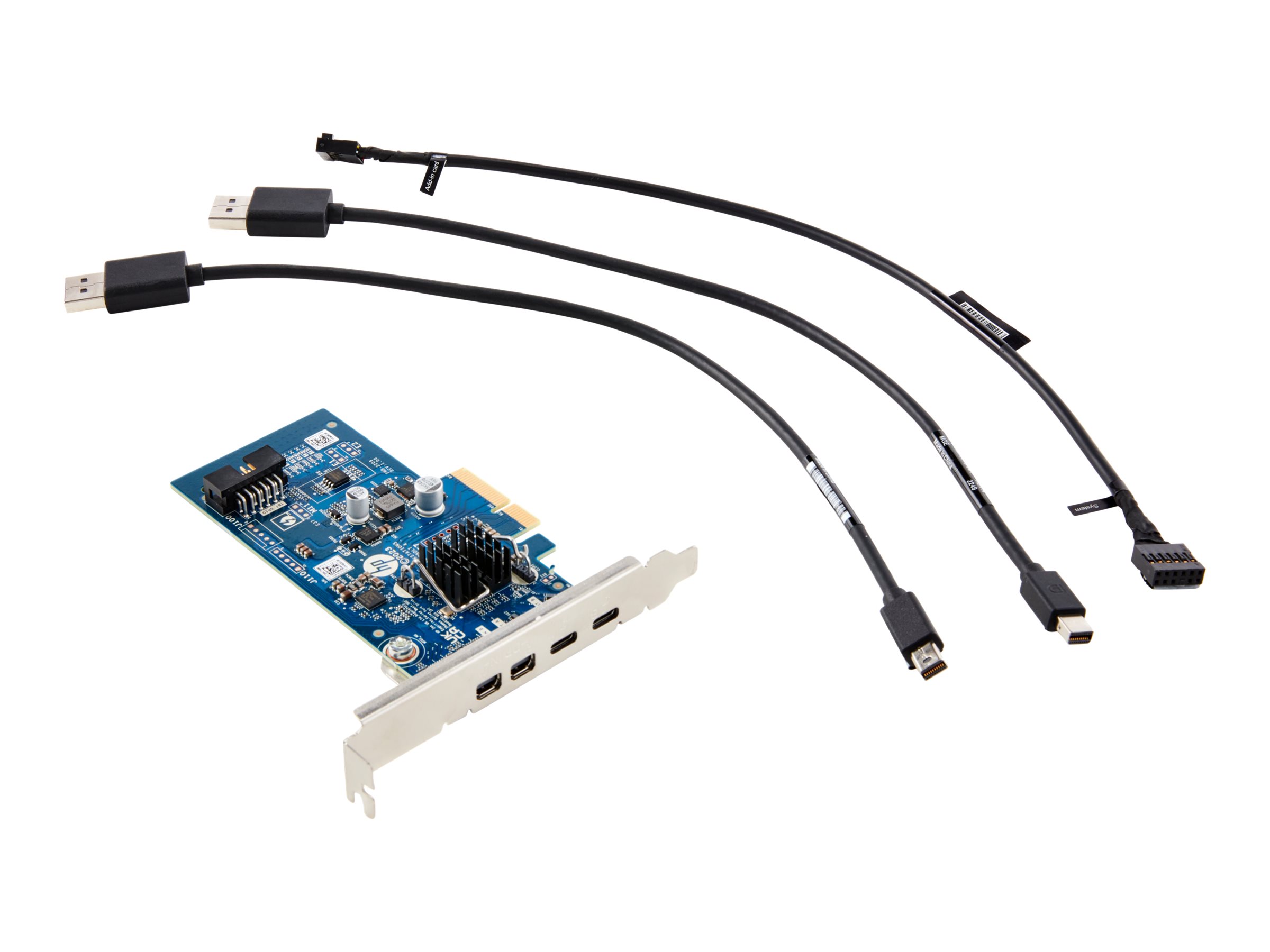 HP Dual TBT4 PCIe x4 LP Crd