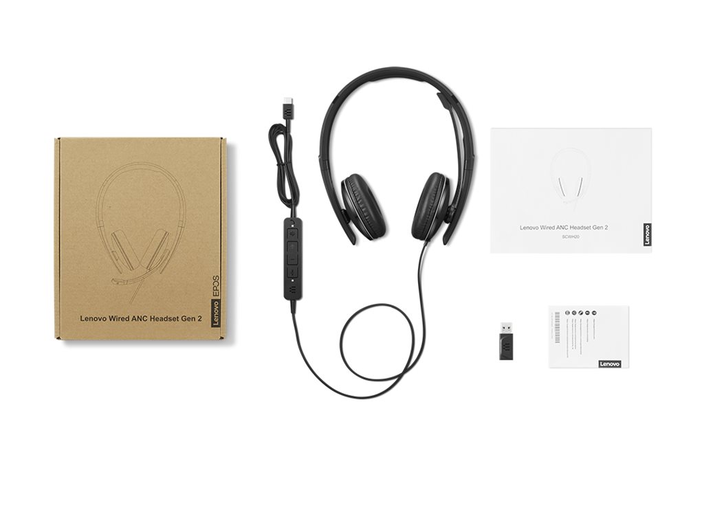 Lenovo Wired ANC Headset Gen 2 (Teams)
