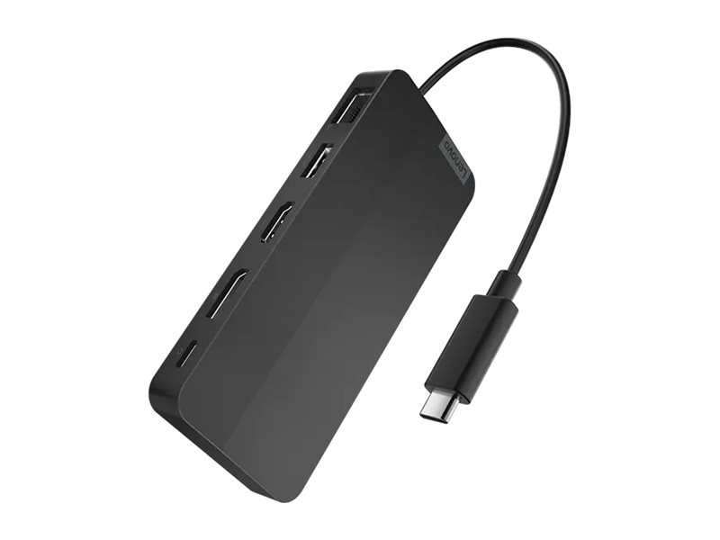 D Lenovo USB-C Dual Display Travel Dock