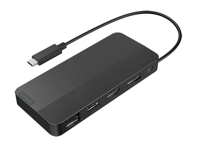 D Lenovo USB-C Dual Display Travel Dock