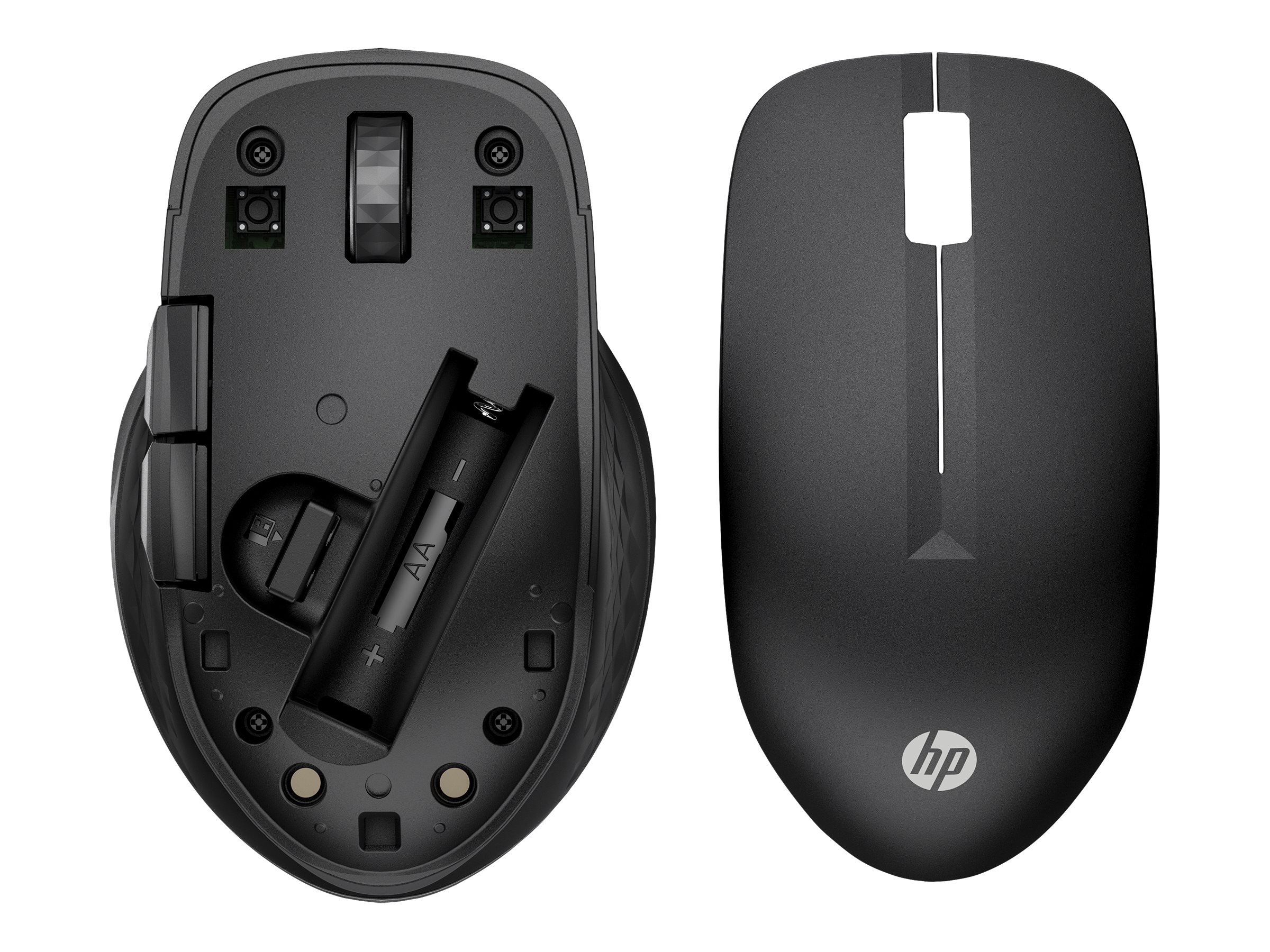 HP Maus 430 Kabellos BT/USB-A Beidseitig 5-Tasten Schwarz