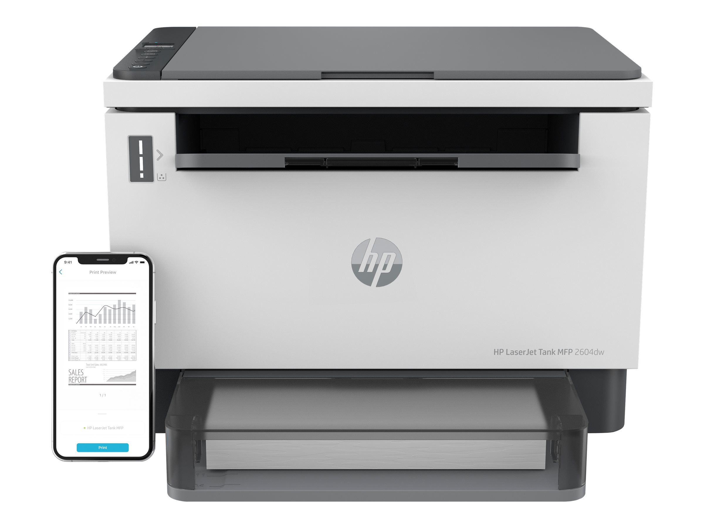 HP LaserJet Tank MFP 2604dw Printer