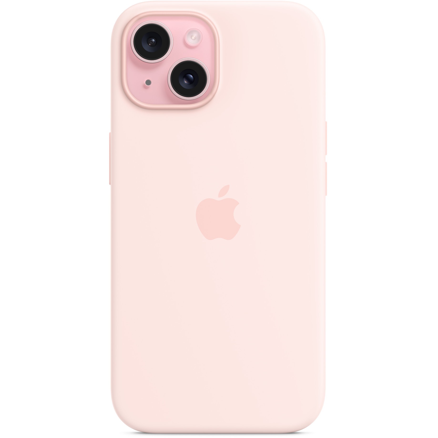 APPLE iPhone 15 Sil Case Mgs Light Pink