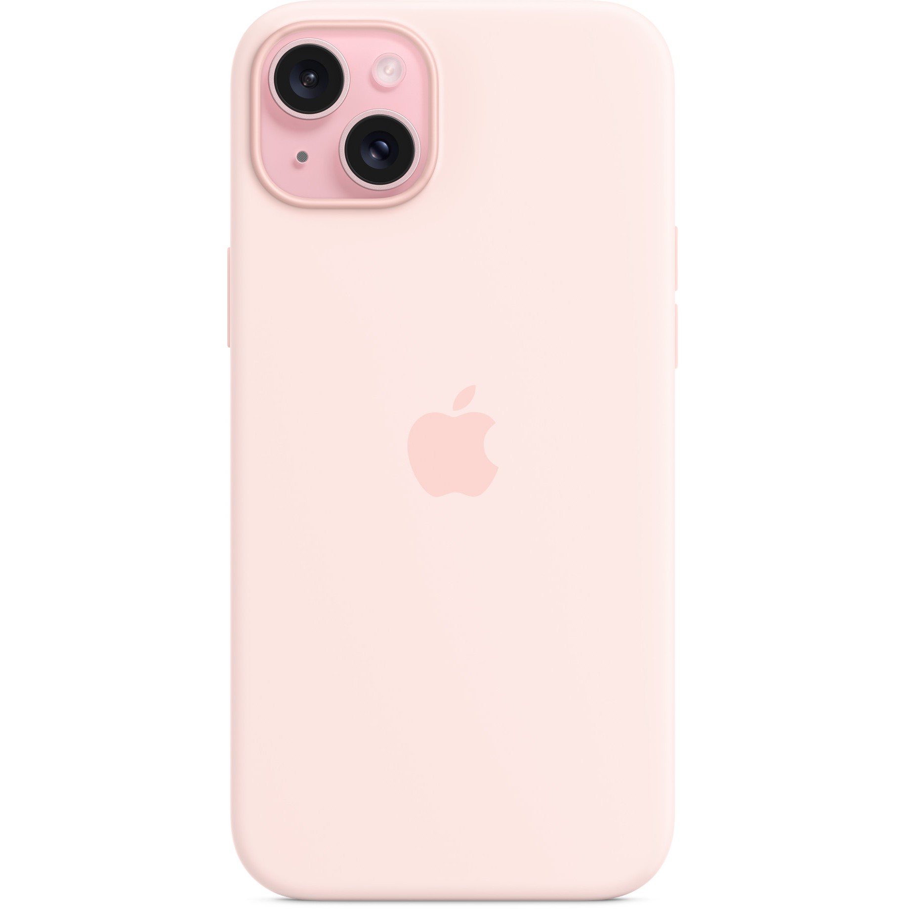 APPLE iPhone 15+ Sil Case Mgs Light Pink