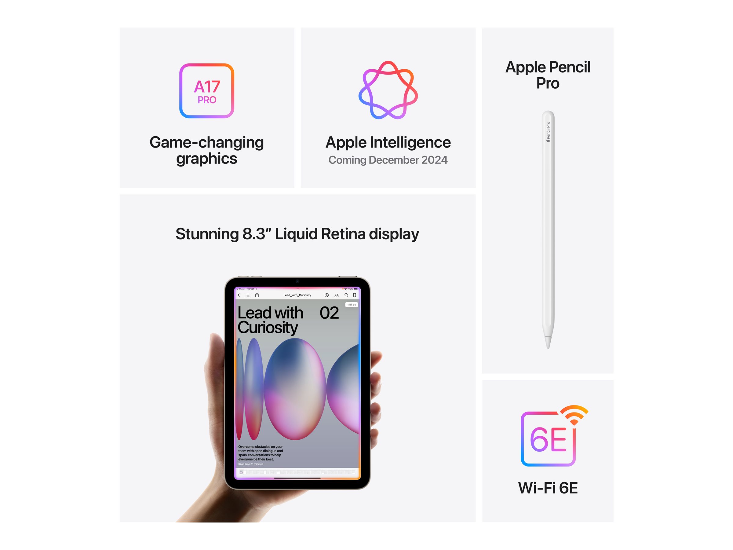 APPLE iPad mini Wi-Fi 128GB - Starlight