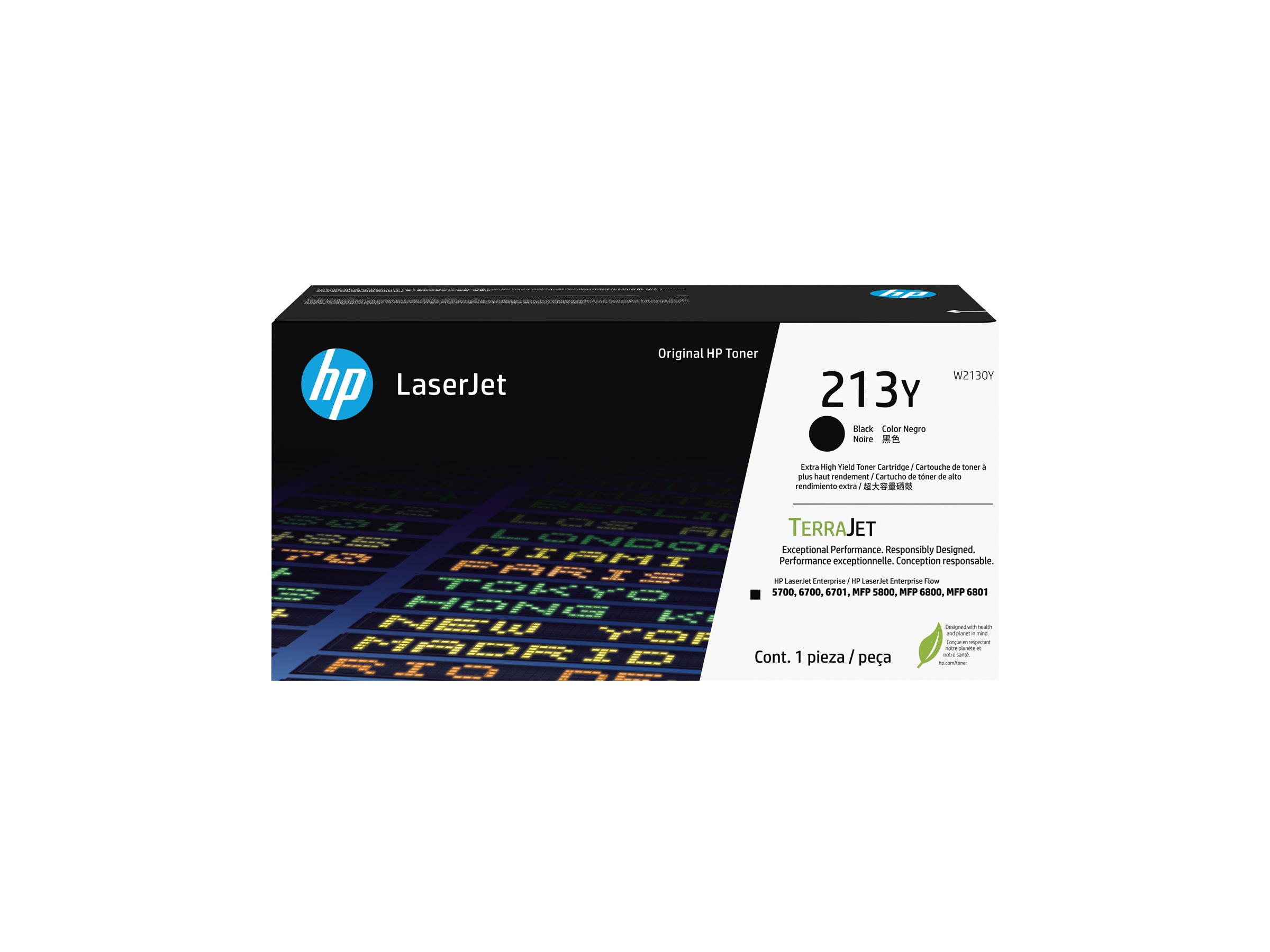 HP 213Y Blk Original LaserJet Toner Crtg