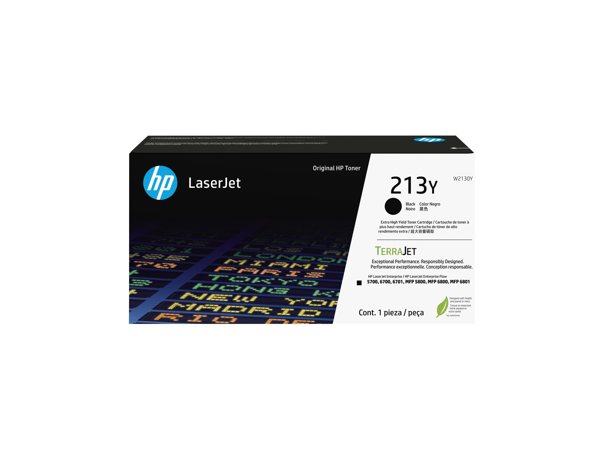 HP 213Y Blk Original LaserJet Toner Crtg
