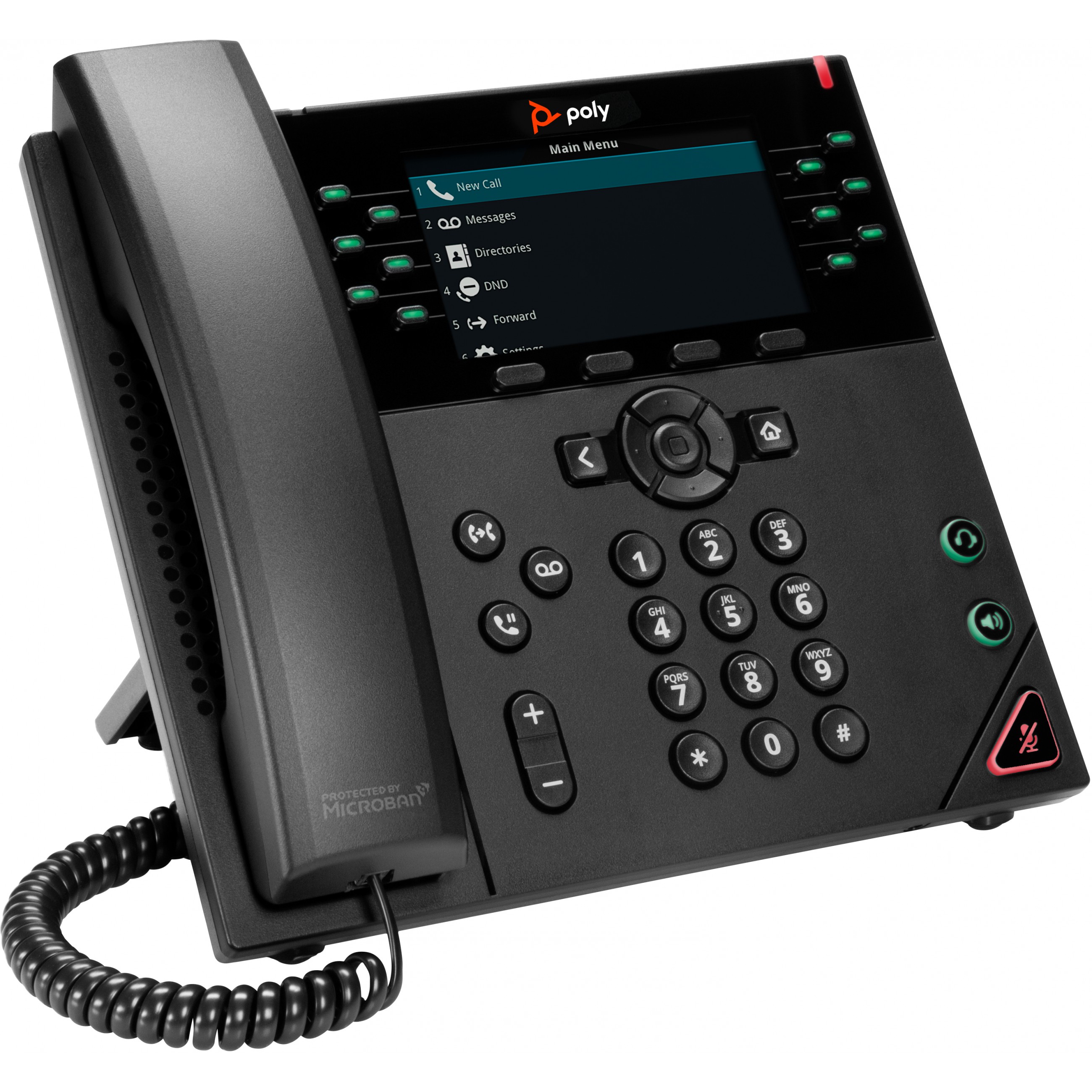 HP Poly VVX 450 12-Line and PoE-enabled IP phone
