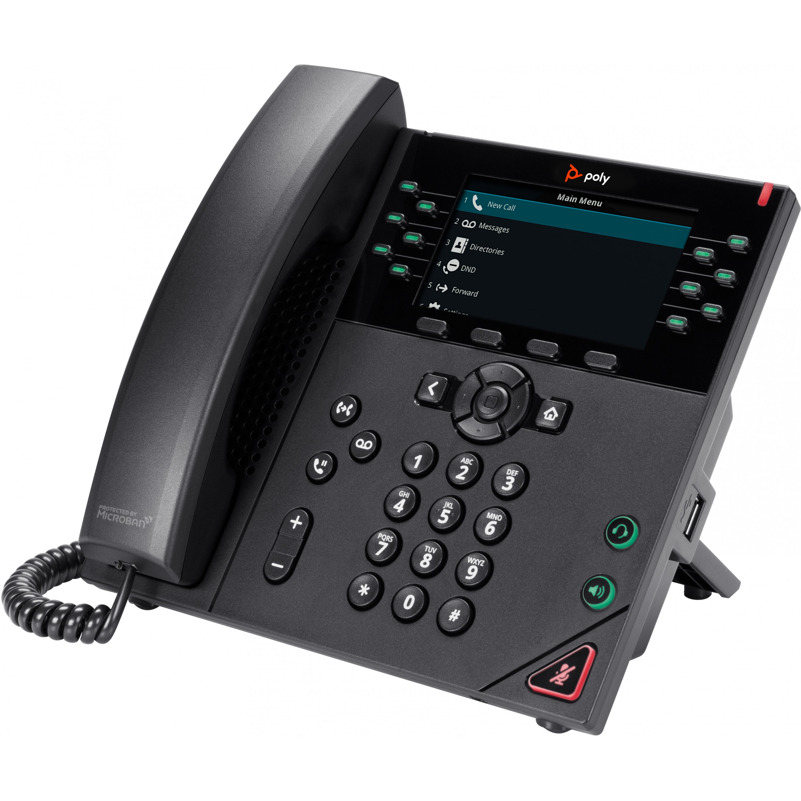 HP Poly VVX 450 12-Line and PoE-enabled IP phone