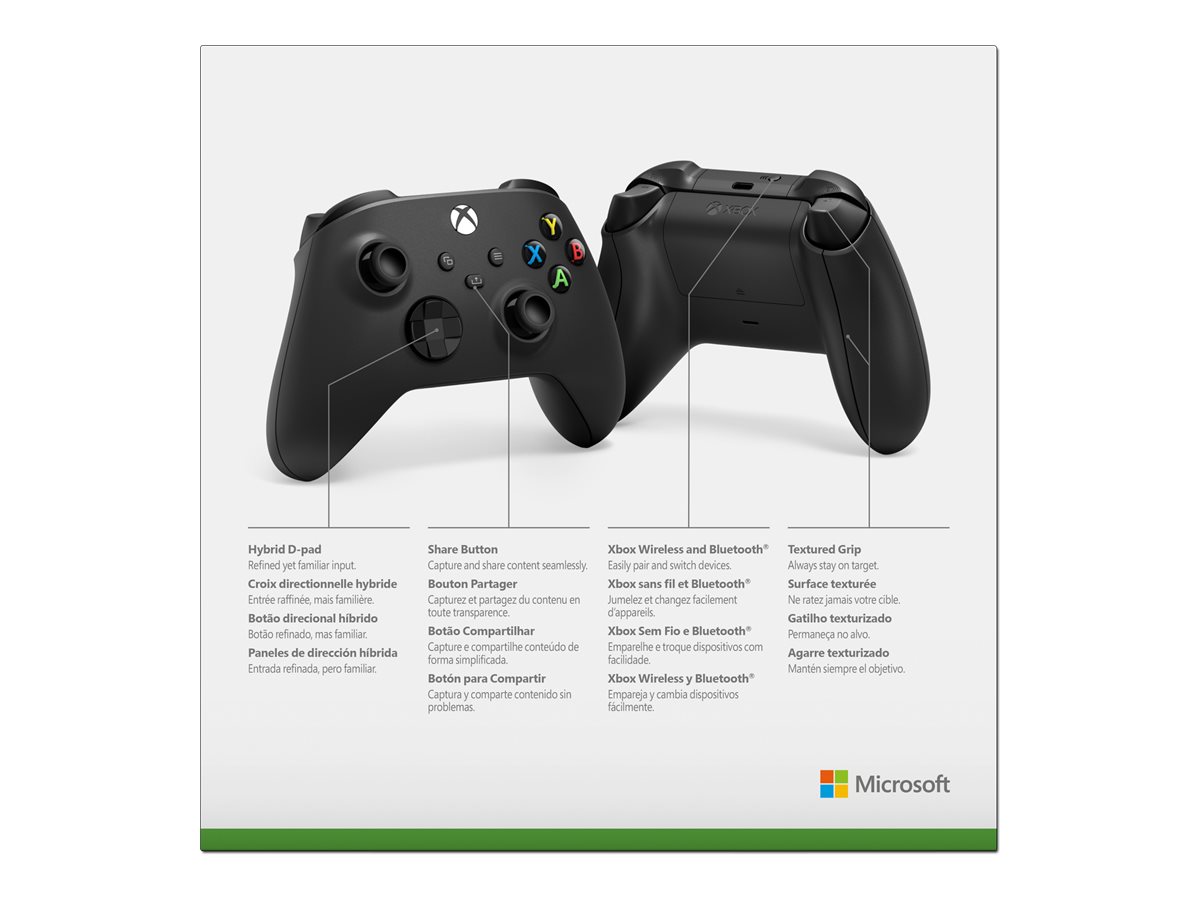 MICROSOFT XBOX WL Controller Black (P)