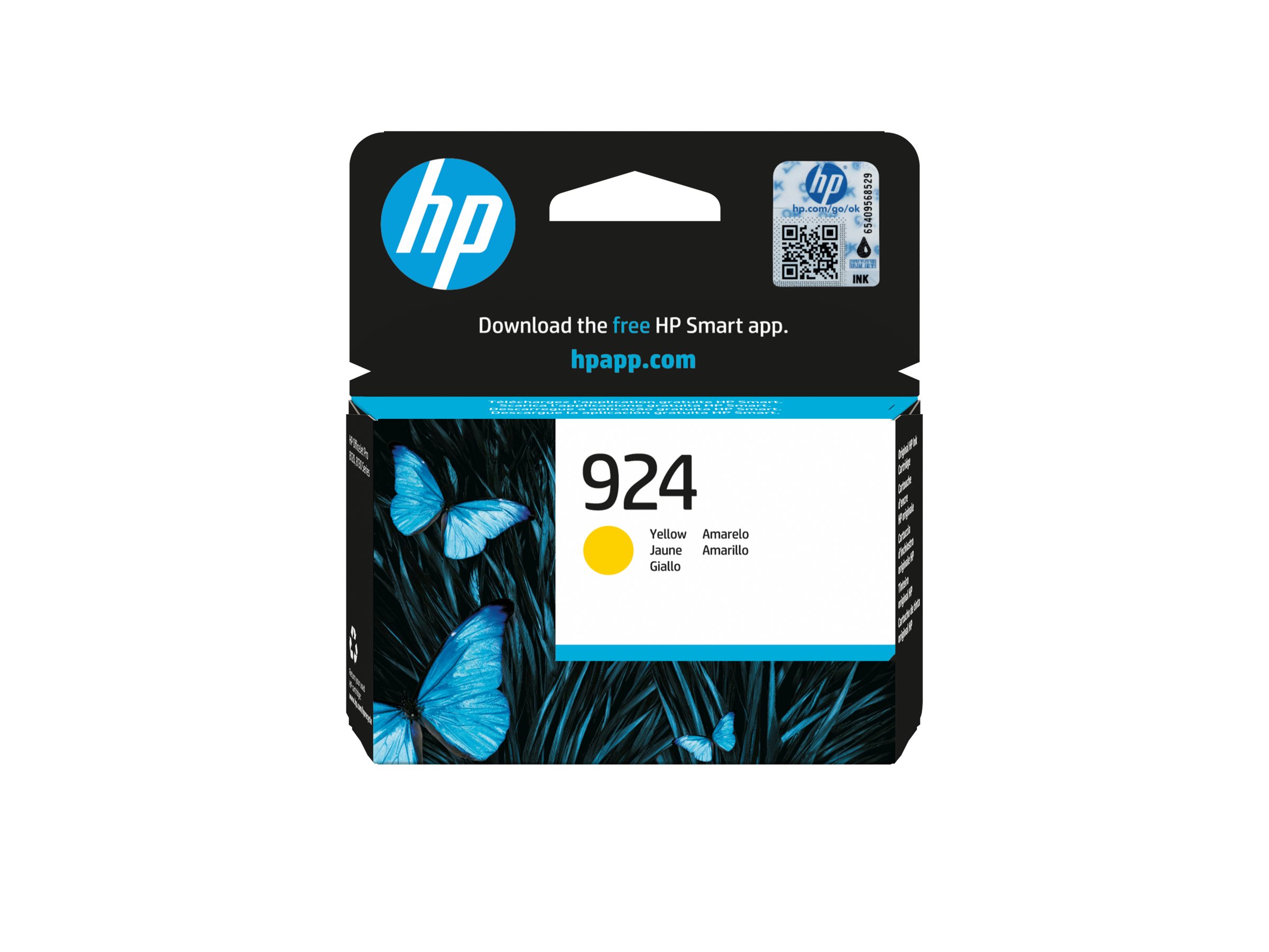 HP 924      Gelb                Tintenpatrone