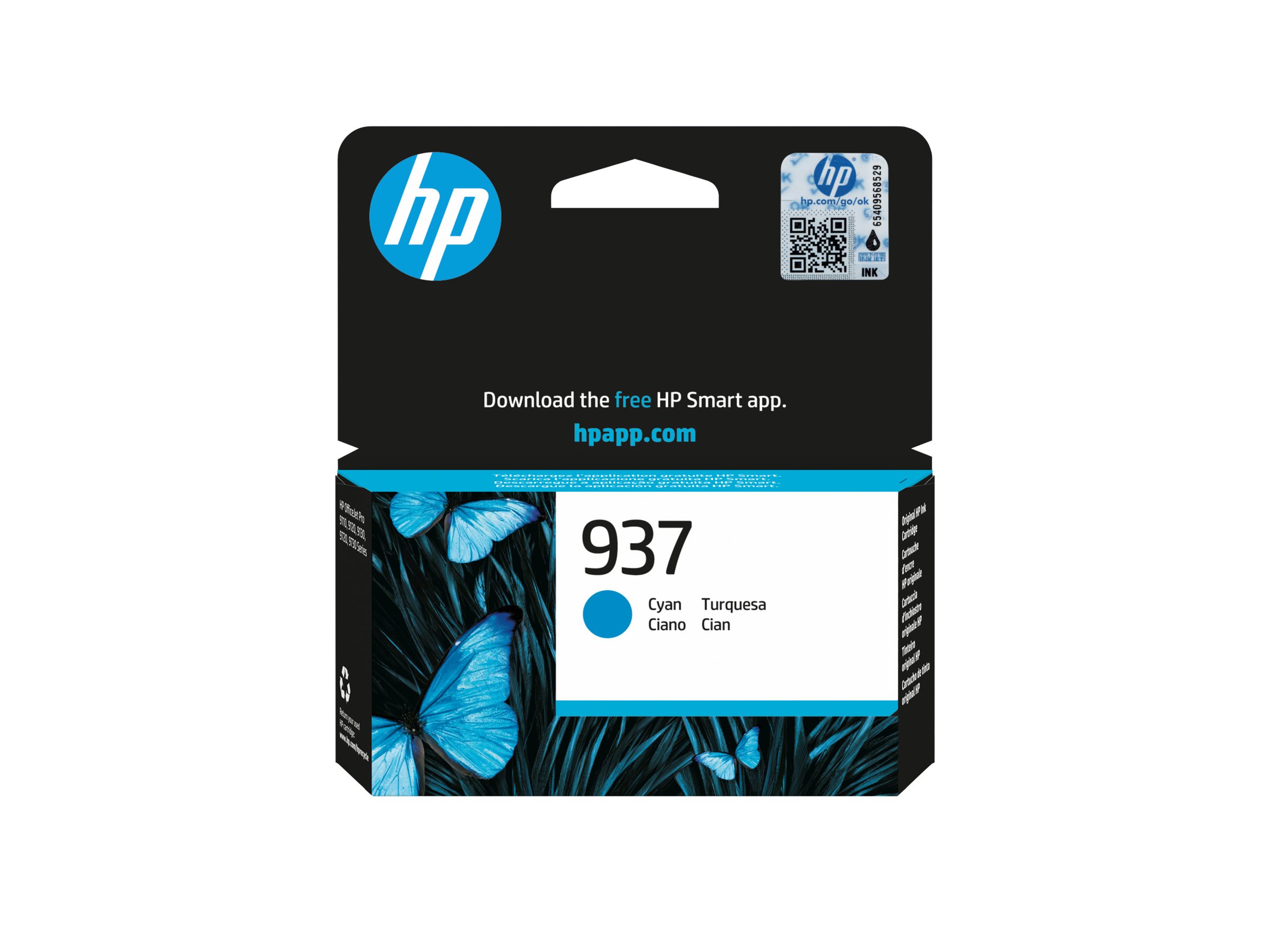 HP 937      Cyan                Tintenpatrone