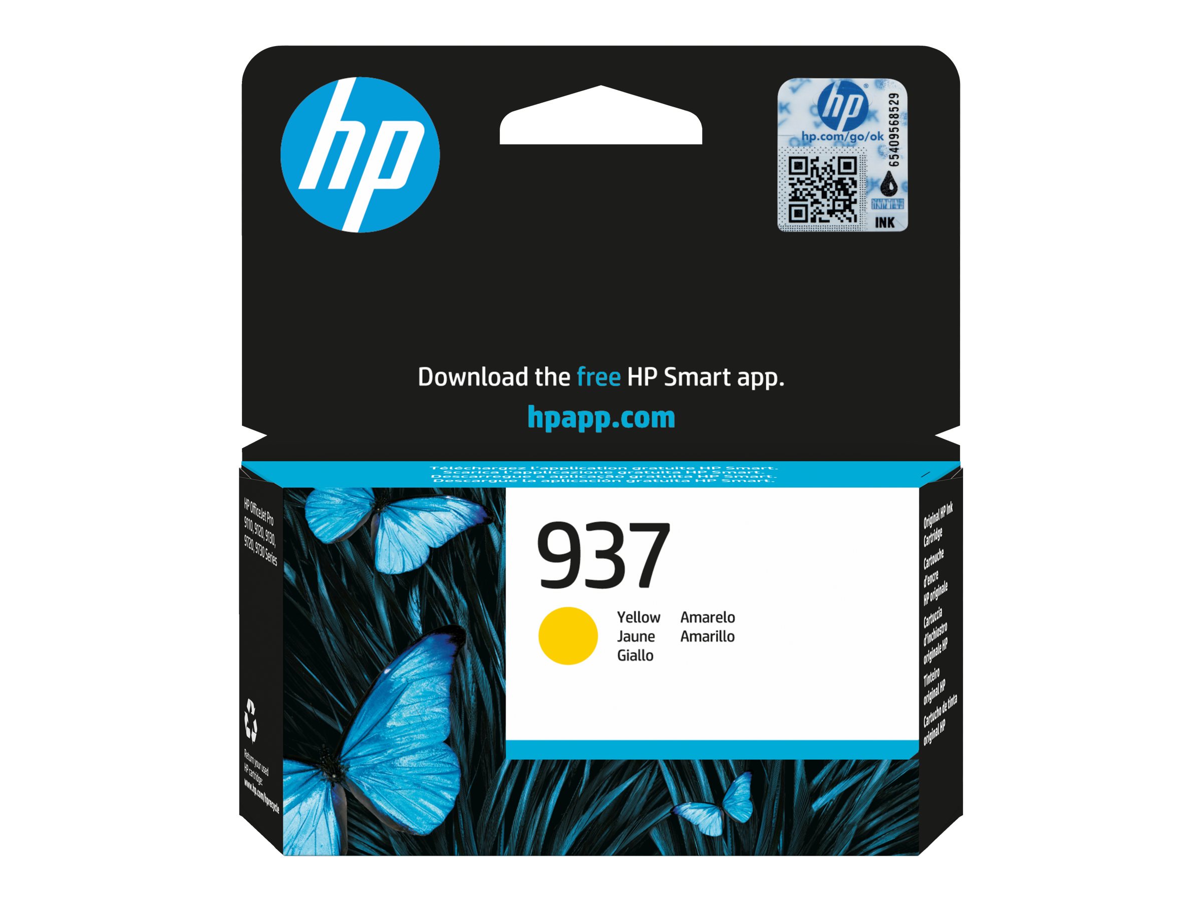HP 937      Gelb                Tintenpatrone