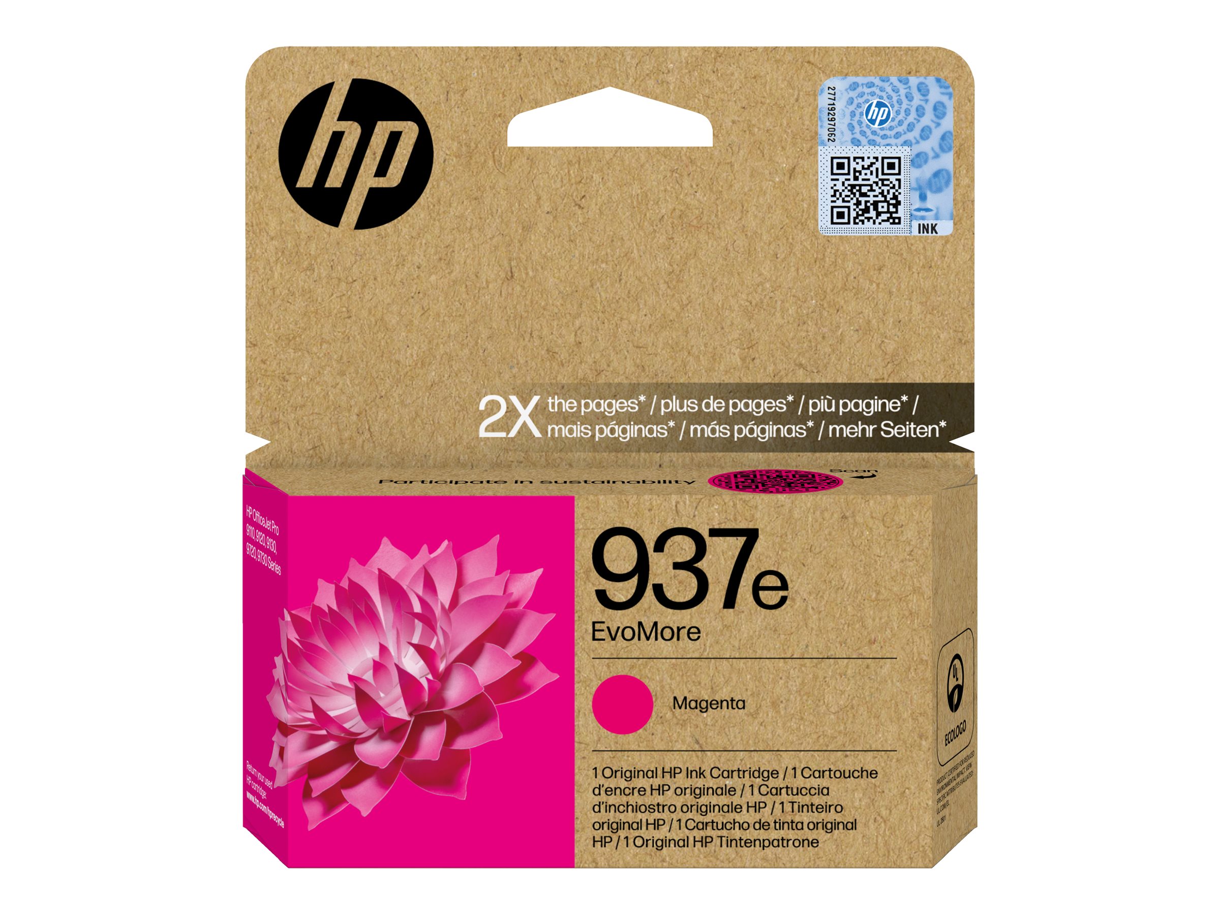 HP 937e     Magenta             Tintenpatrone EvoMore