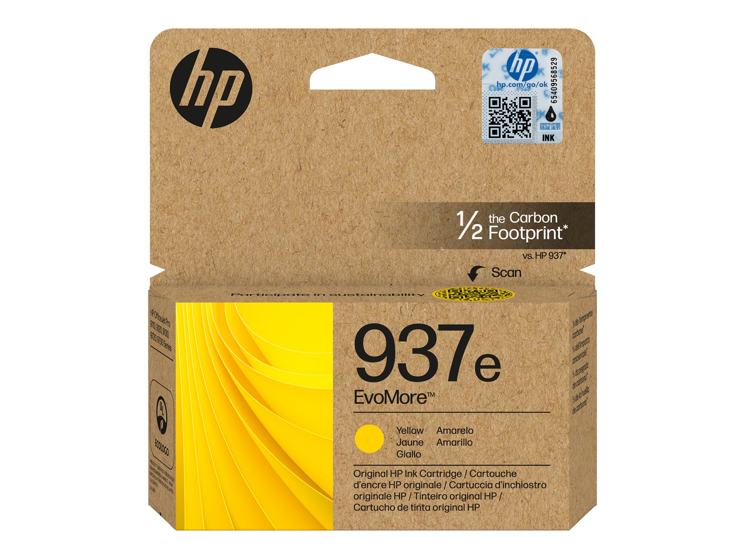 HP 937e     Gelb                Tintenpatrone EvoMore