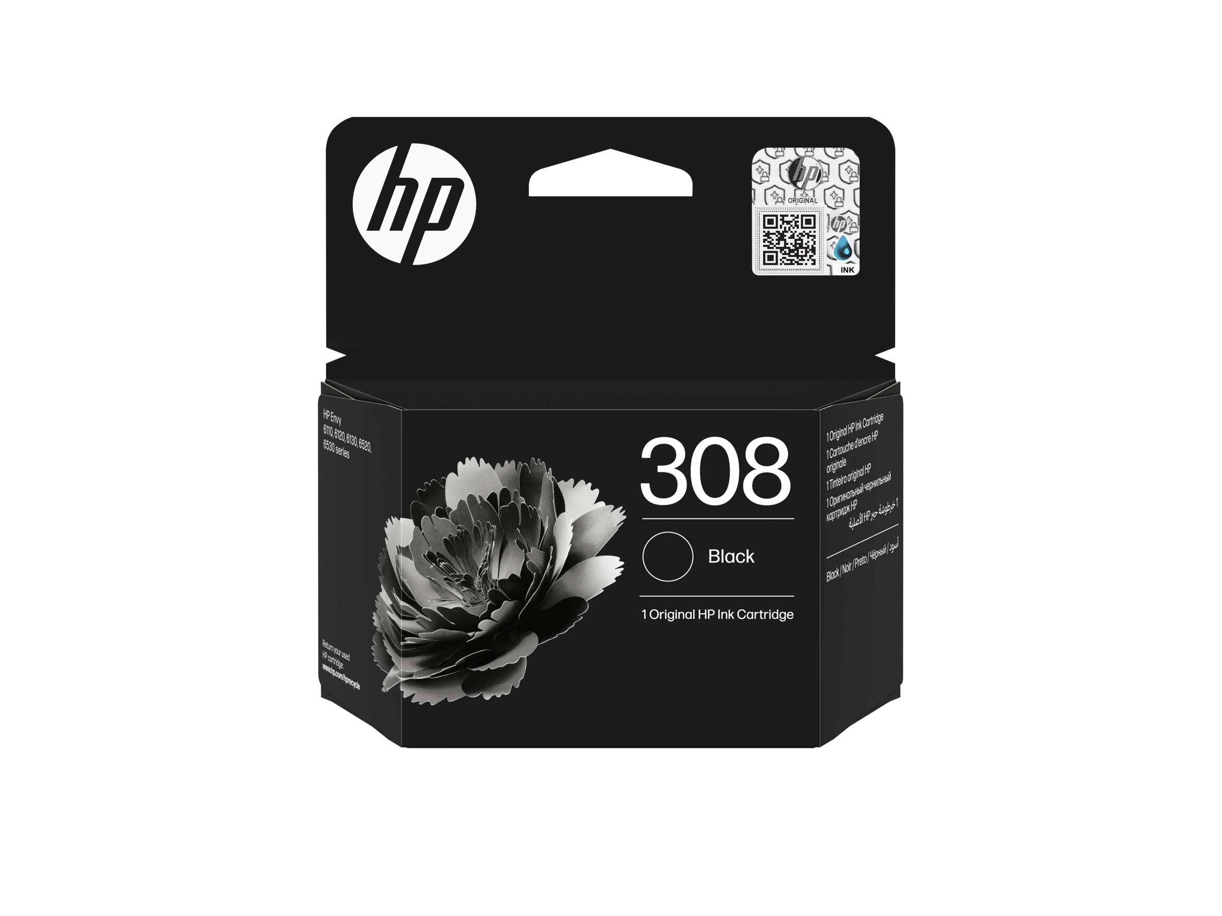 HP 308      Schwarz             Tintenpatrone