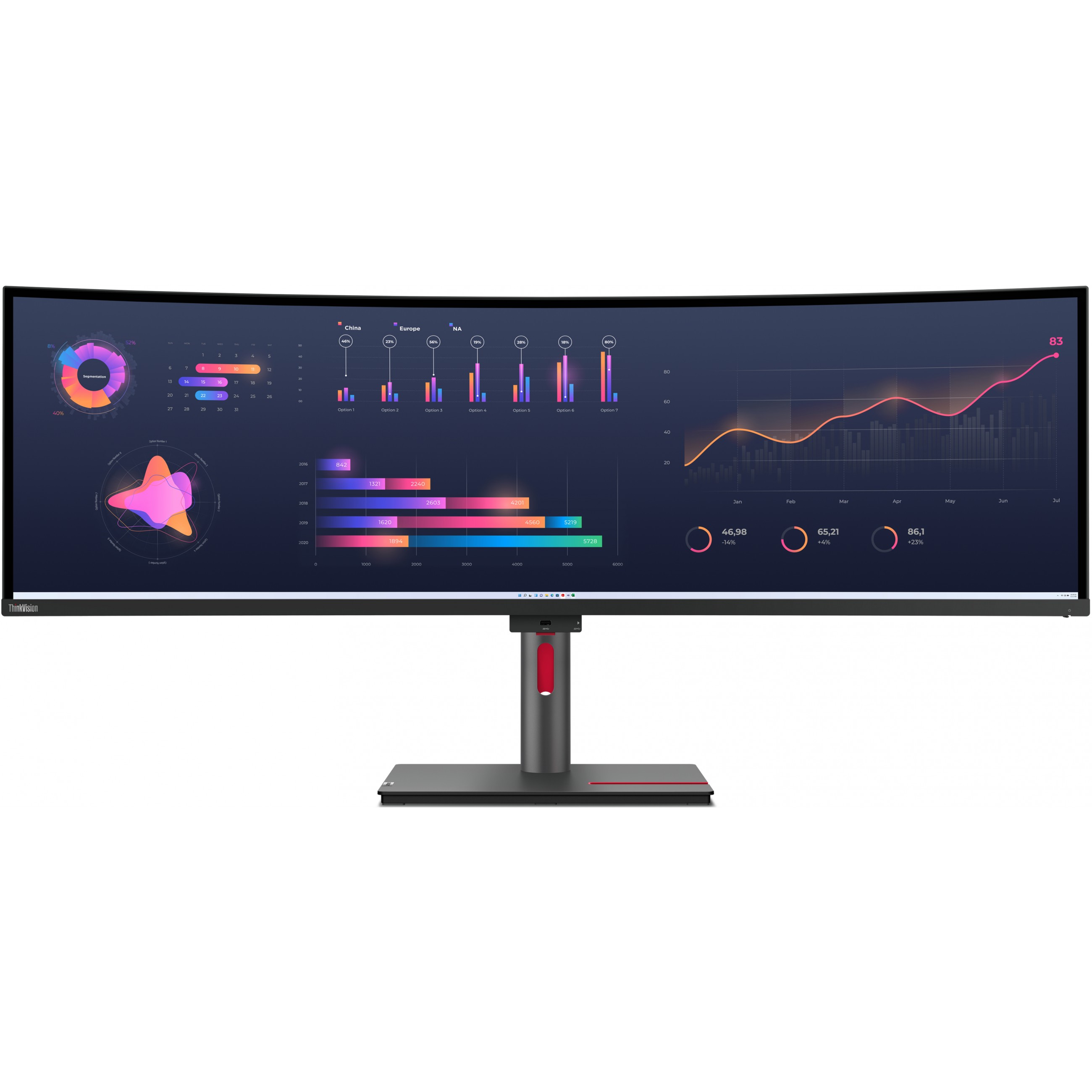 LENOVO ThinkVision P49w-30 124,46cm TS