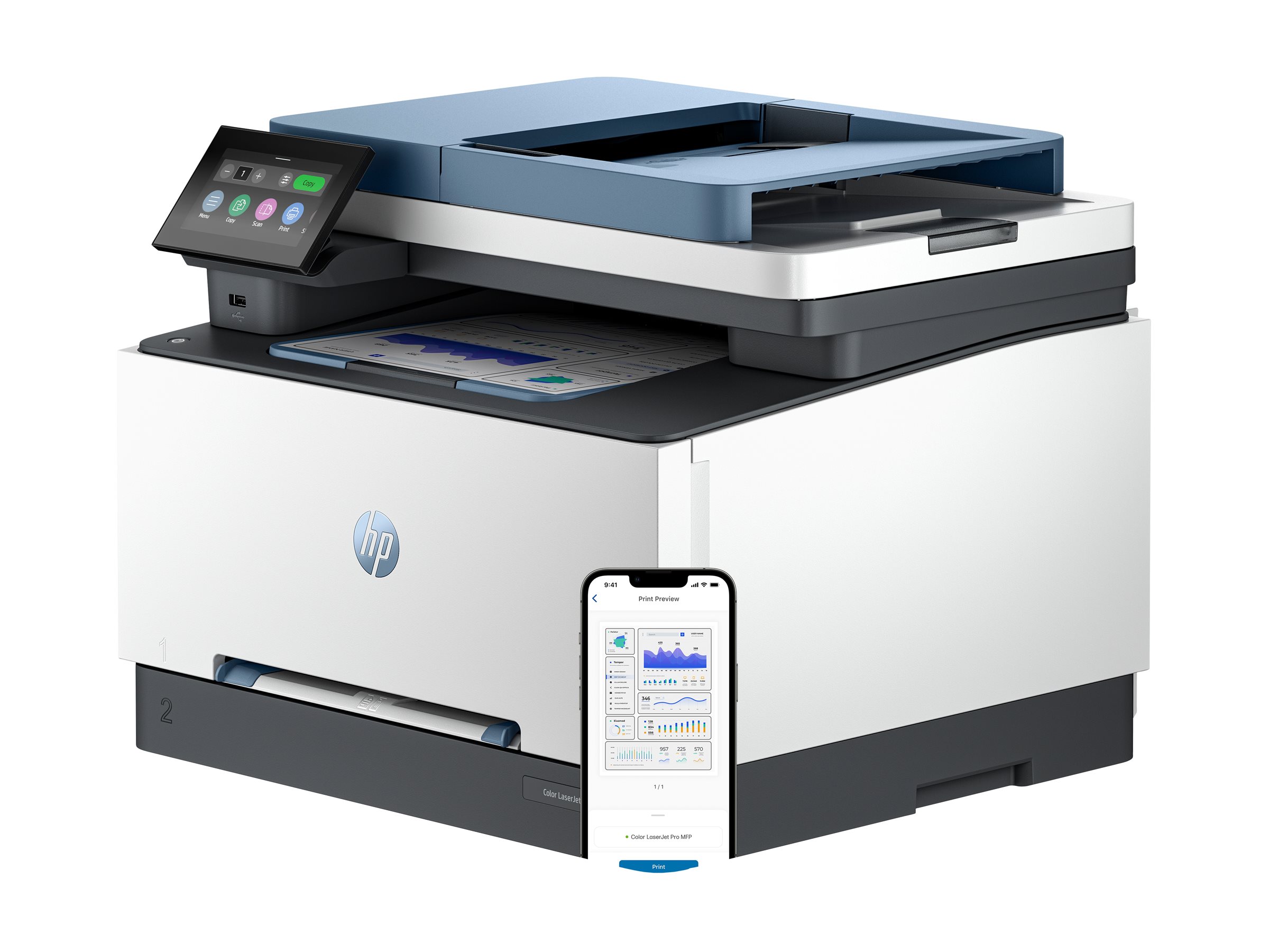 HP Color LaserJet Pro MFP 3302sdwg 25ppm