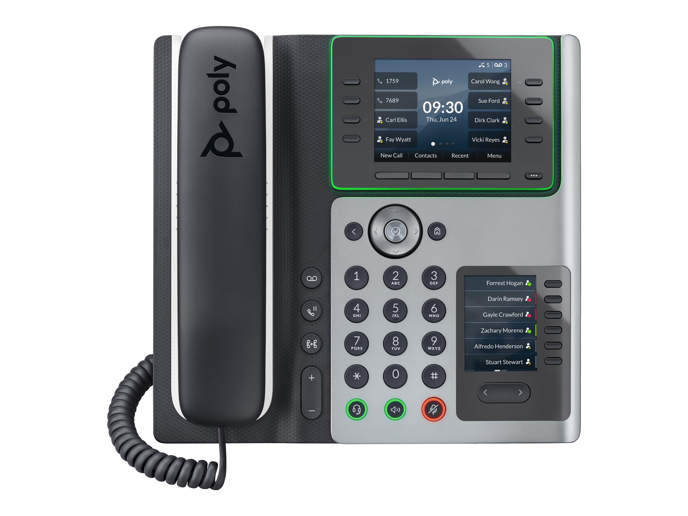 HP Poly Edge E400 IP Phone & PoE-enabled