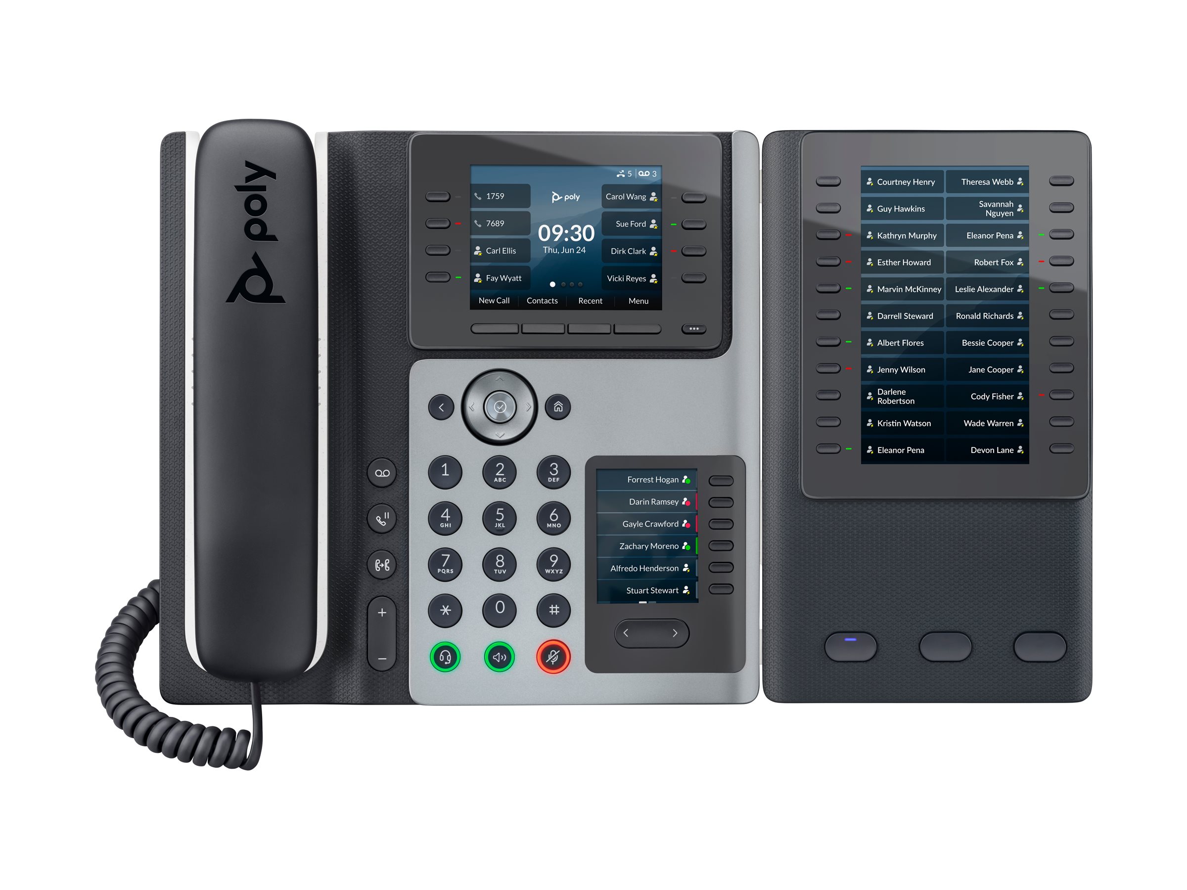 HP Poly Edge E400 IP Phone & PoE-enabled
