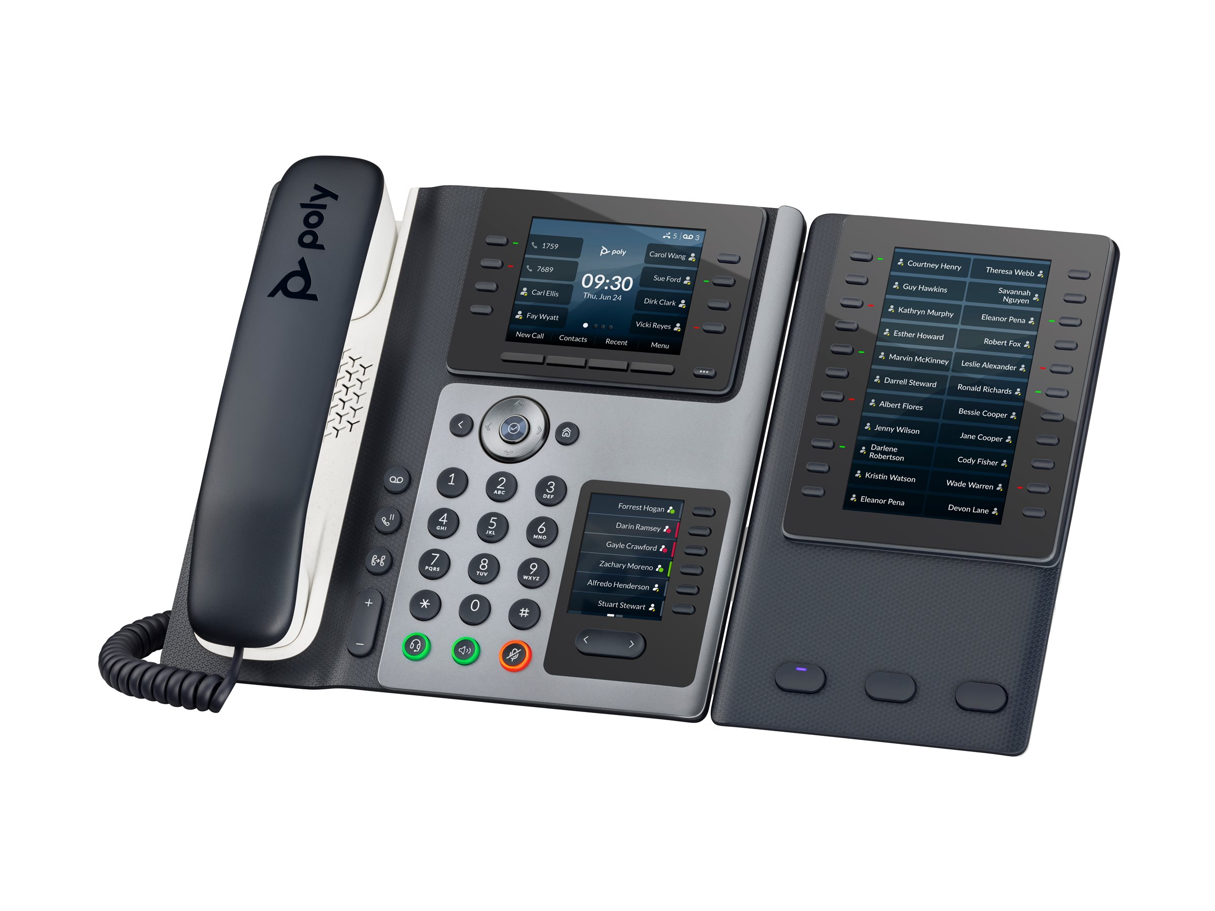 HP Poly Edge E400 IP Phone & PoE-enabled