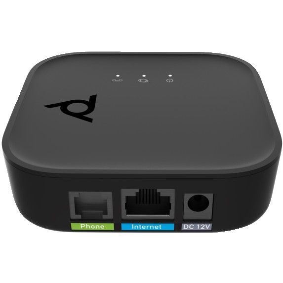 HP Poly ATA 400 1FXS Voice Port VoIP Adapter with Open SIP and Power Supply