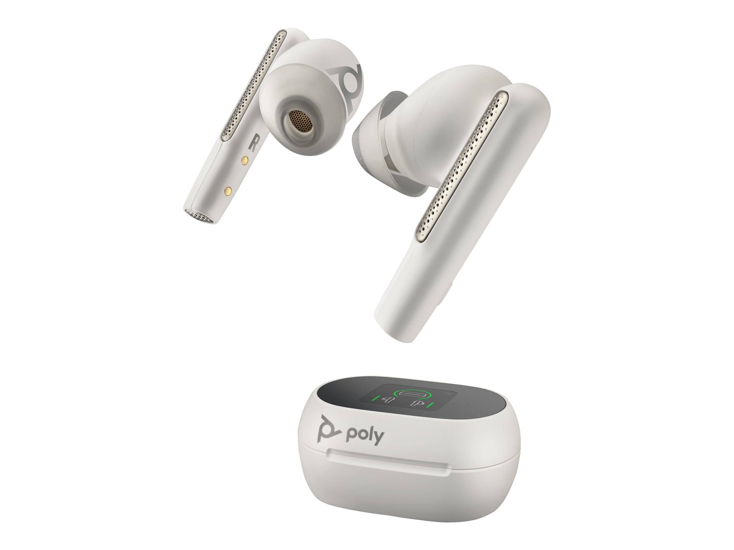 HP Poly Voyager Free 60/60+ Microsoft Teams Certified White Earbuds (2 Pieces)