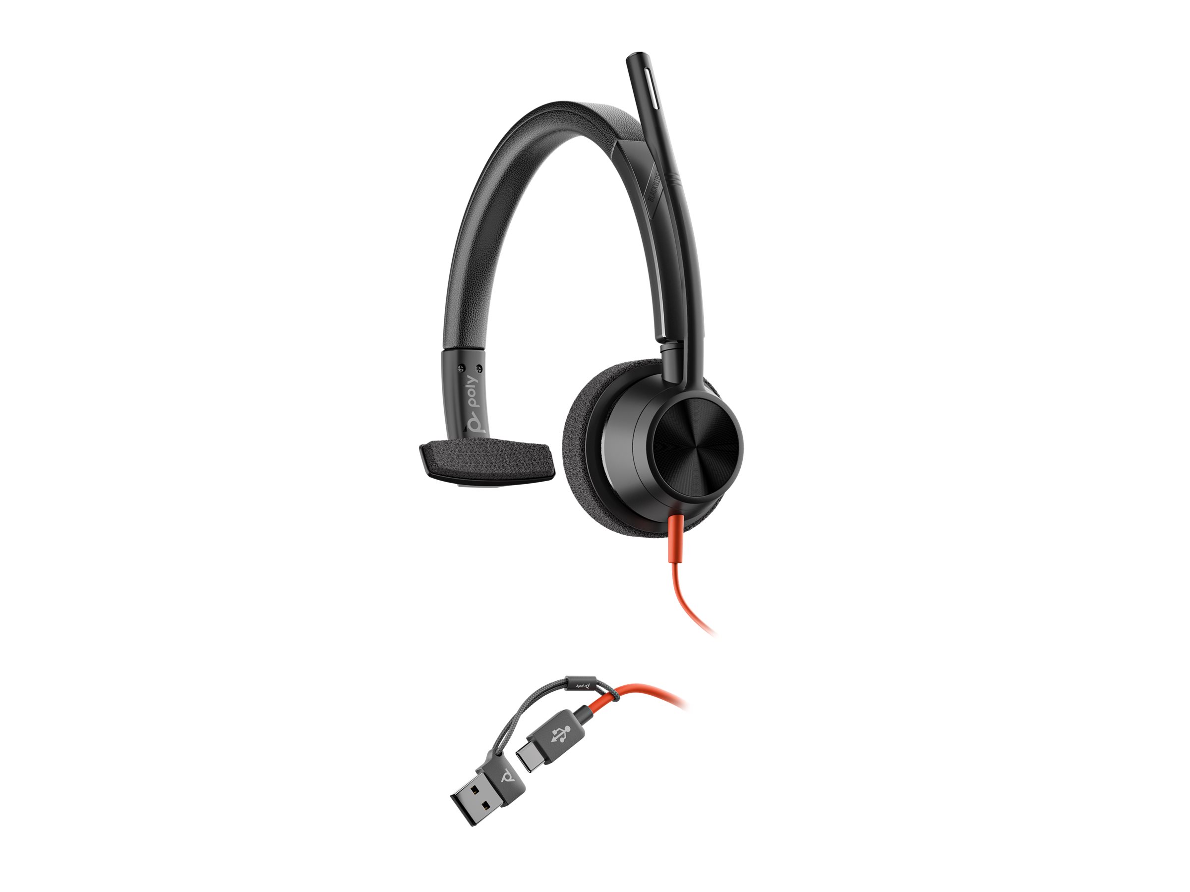 HP Poly BW 3310 Mono USB-C HS +USB-C/A