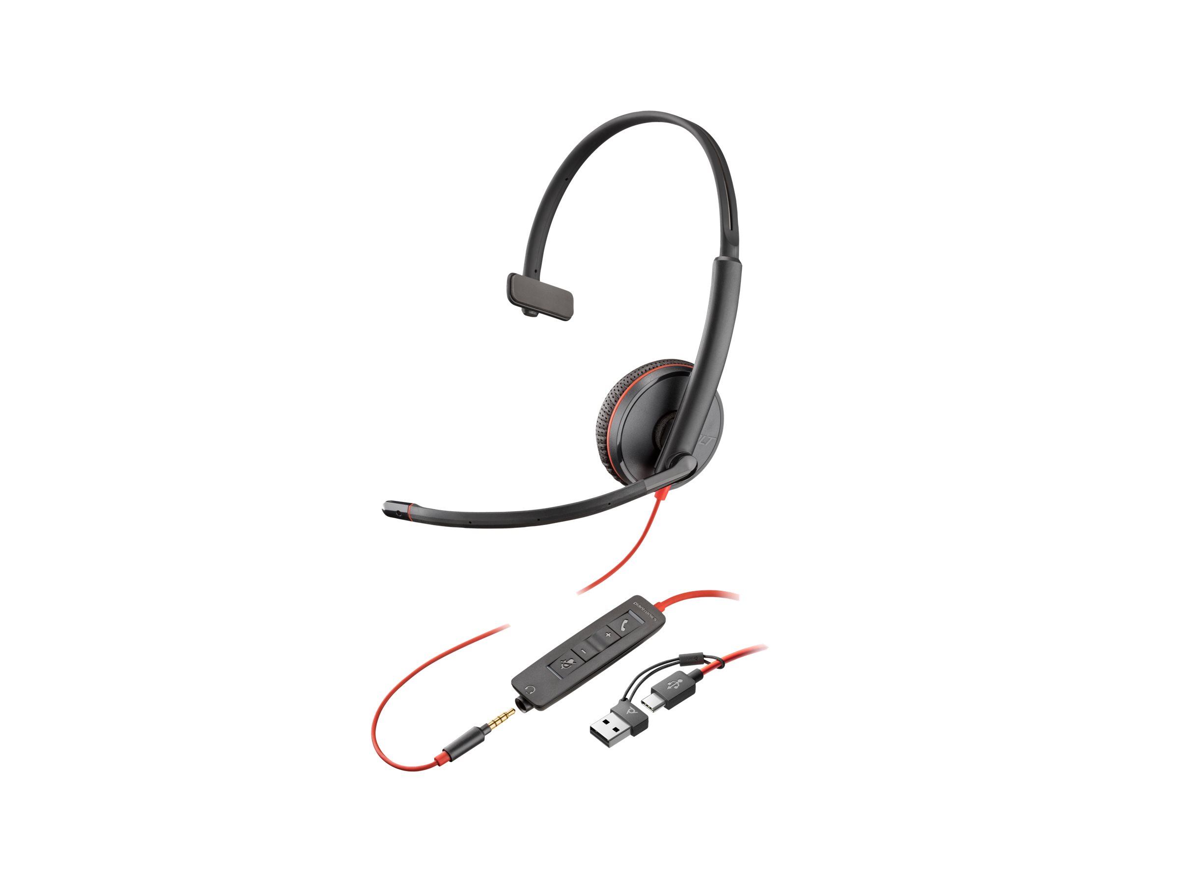 Poly Blackwire 3215 Mono USB-C/A/3,5mm