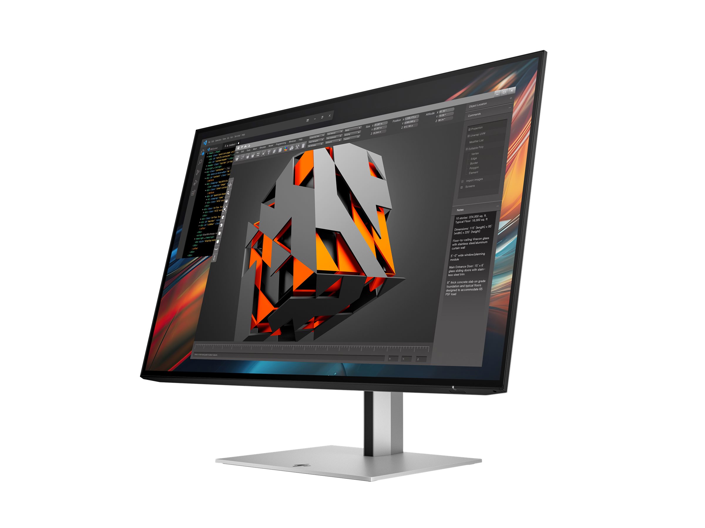 HP 724pu IPS WUXGA 1920x1200@100Hz DP/HDMI/USB 350cd