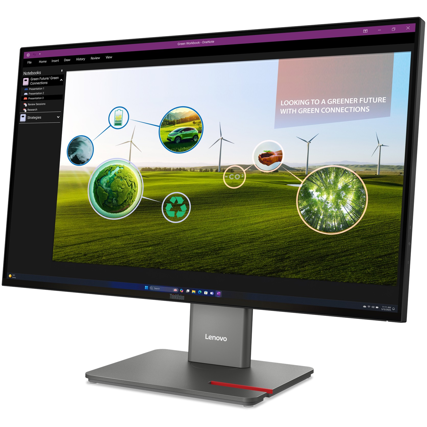 Lenovo ThinkVision P27Q-40 computer monitor