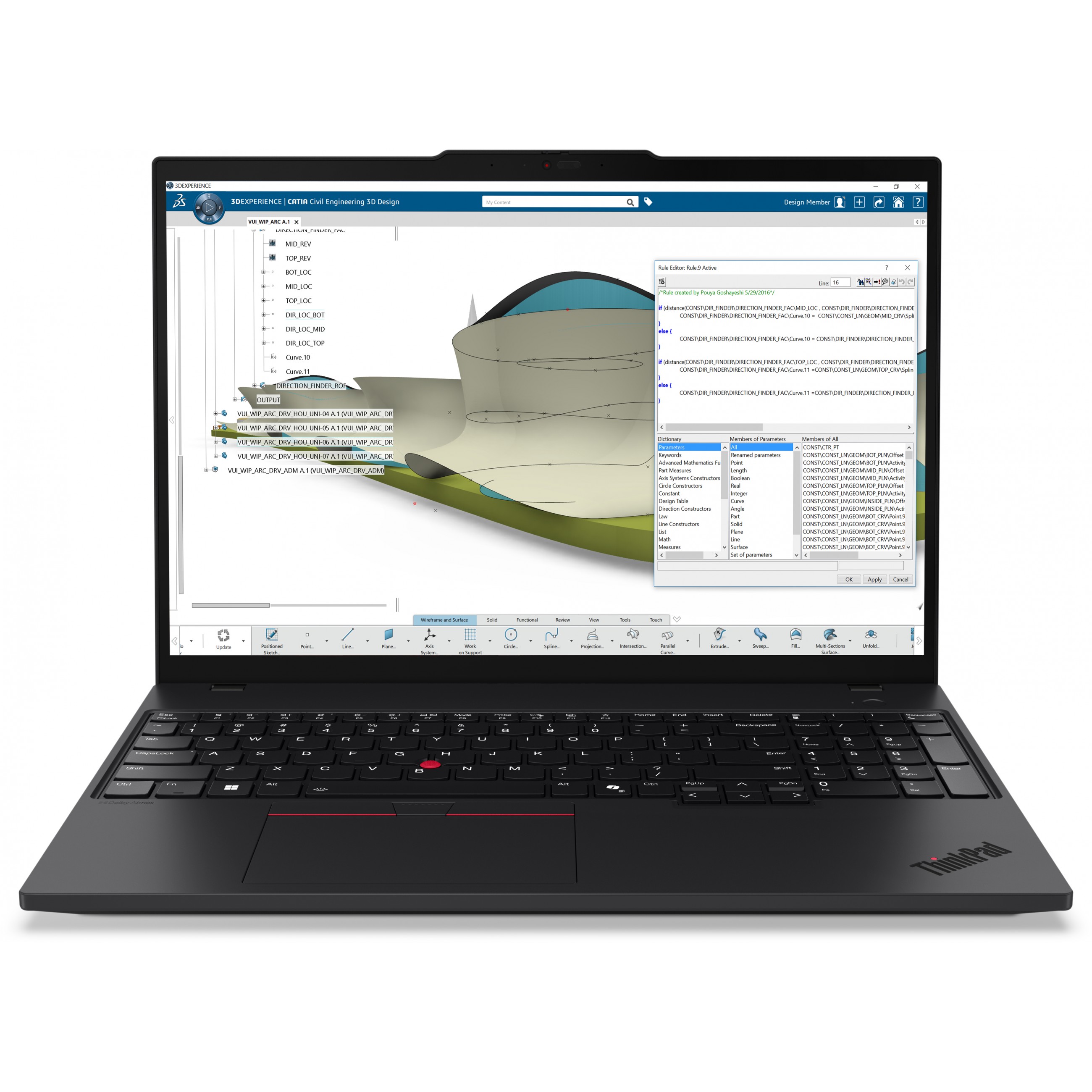 LENOVO ThinkPad P16s AI 9 HX Pro 370 TS