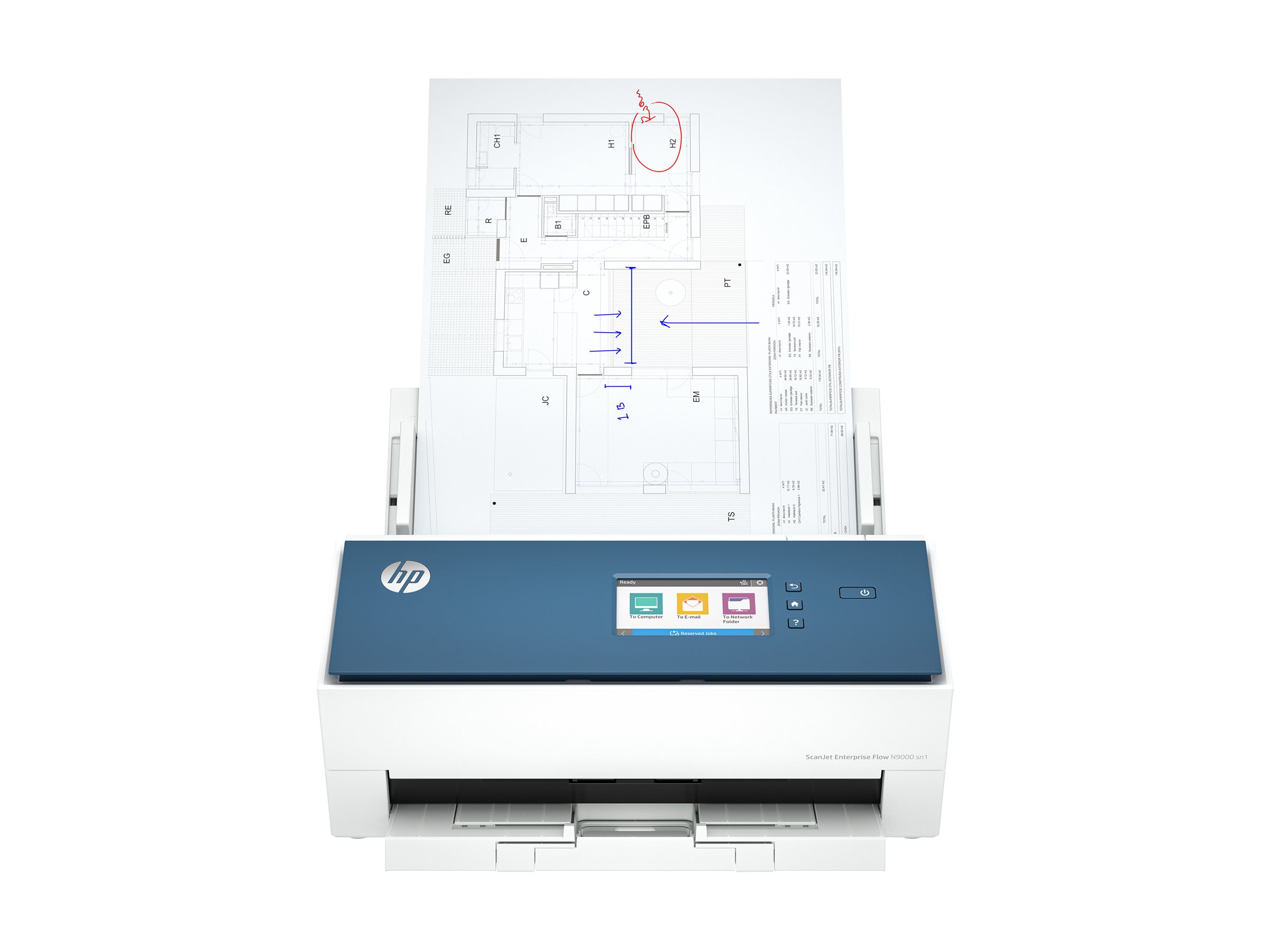 HP ScanJet Ent Flow N9000 sn1 Scanner Eu