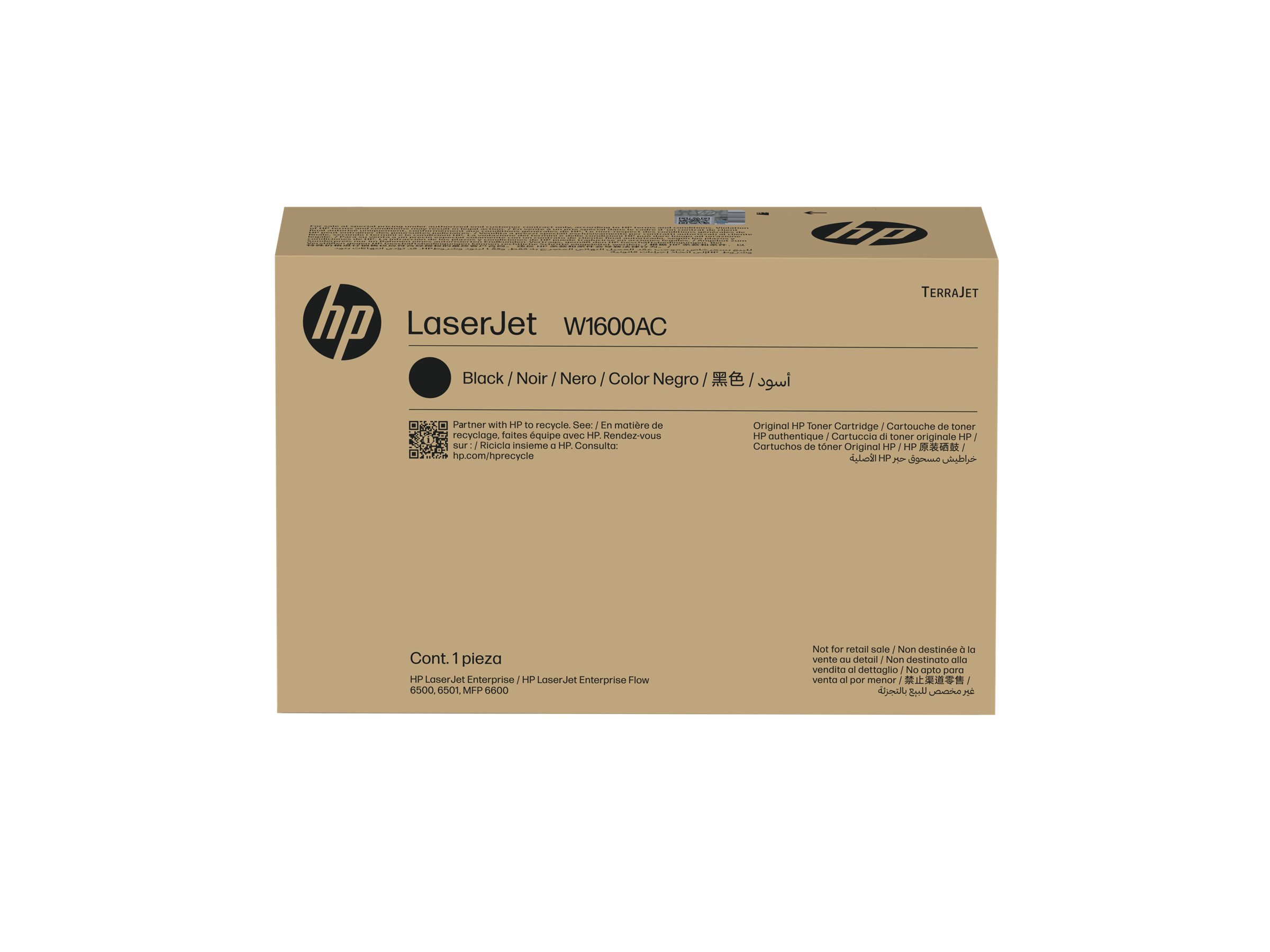 HP 160Y (W1600Y) schwarz Tonerkartusche