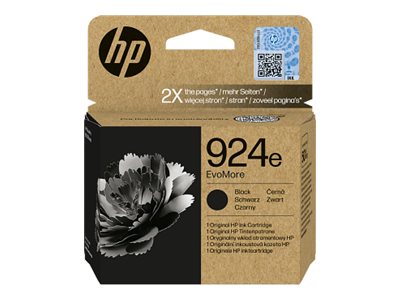 HP 924e EvoMore Black Original Ink Cartridge Schwarz 1000Seiten