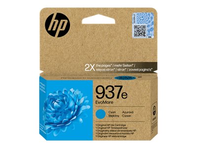 HP 937e Cyan Tintenpatrone EvoMore