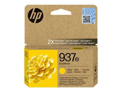 HP 937e EvoMore Yellow Original Ink Cart