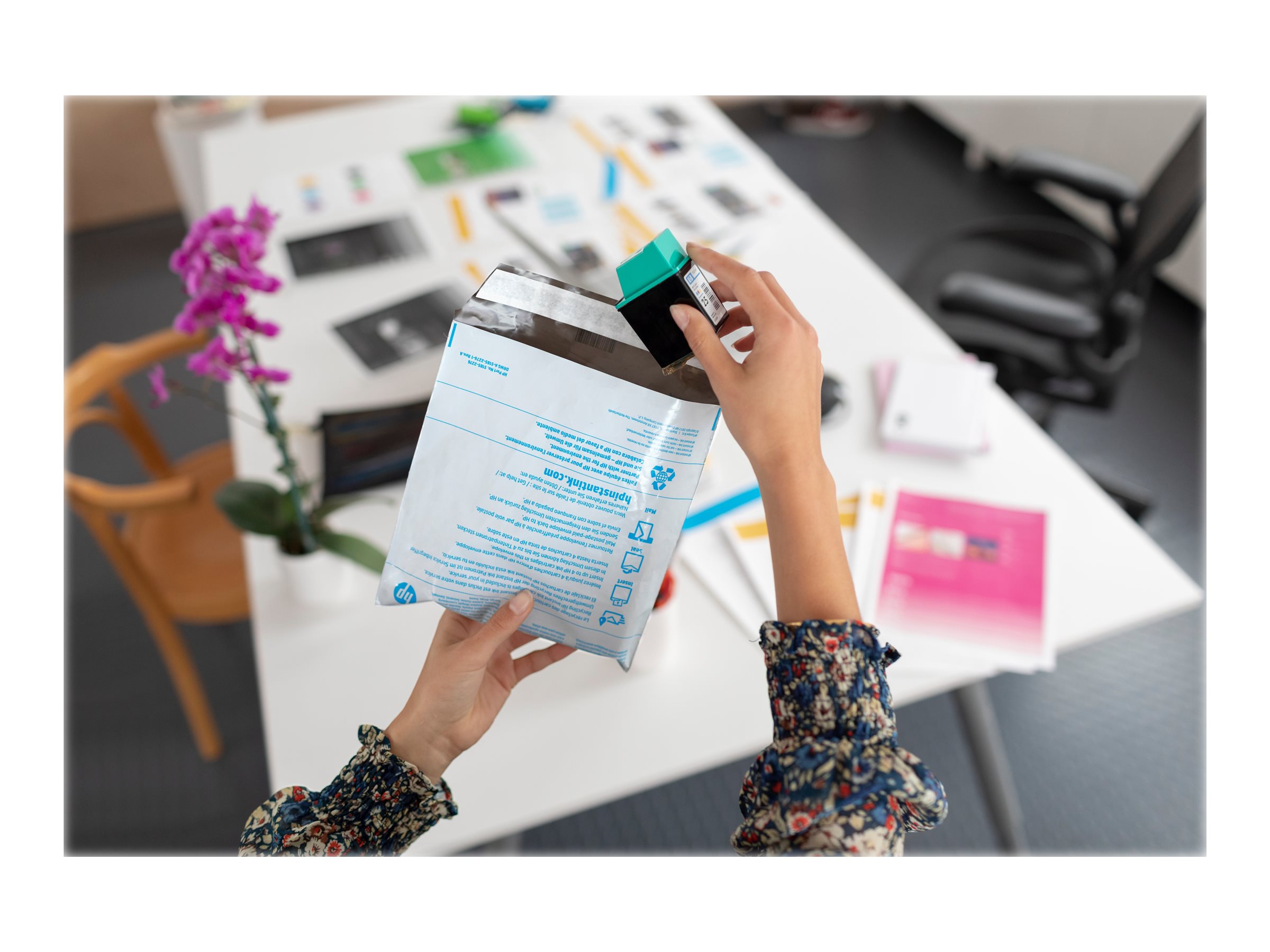 HP 308 Tri-color Original Ink Cartridge Cyan, Magenta, Gelb 500Seiten 120Seiten